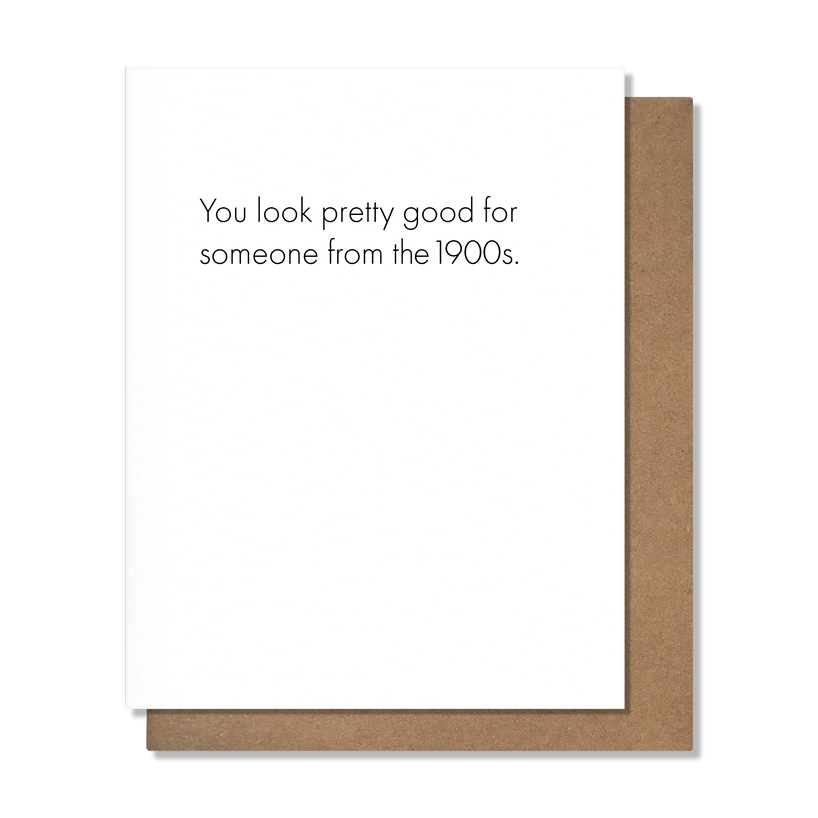 1900's - Funny Birthday Card