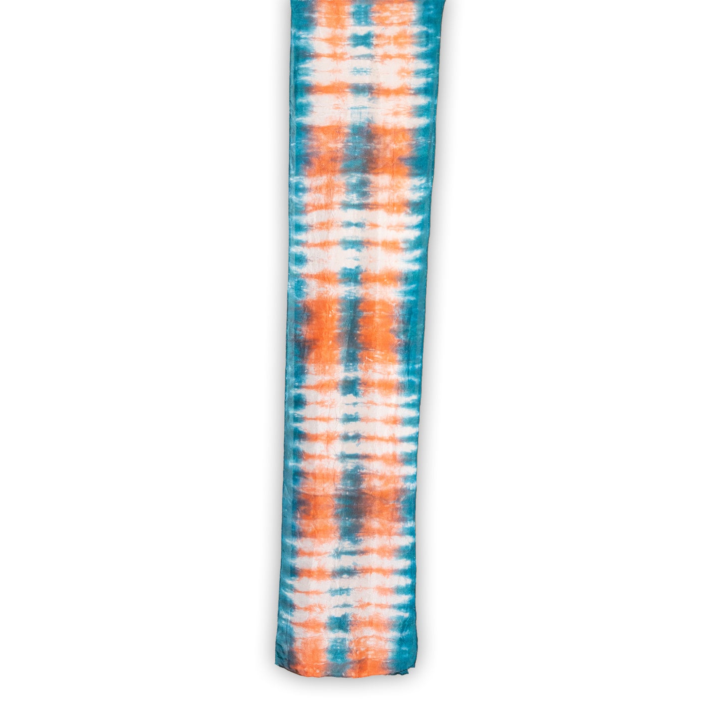 Peach & Navy Scarf