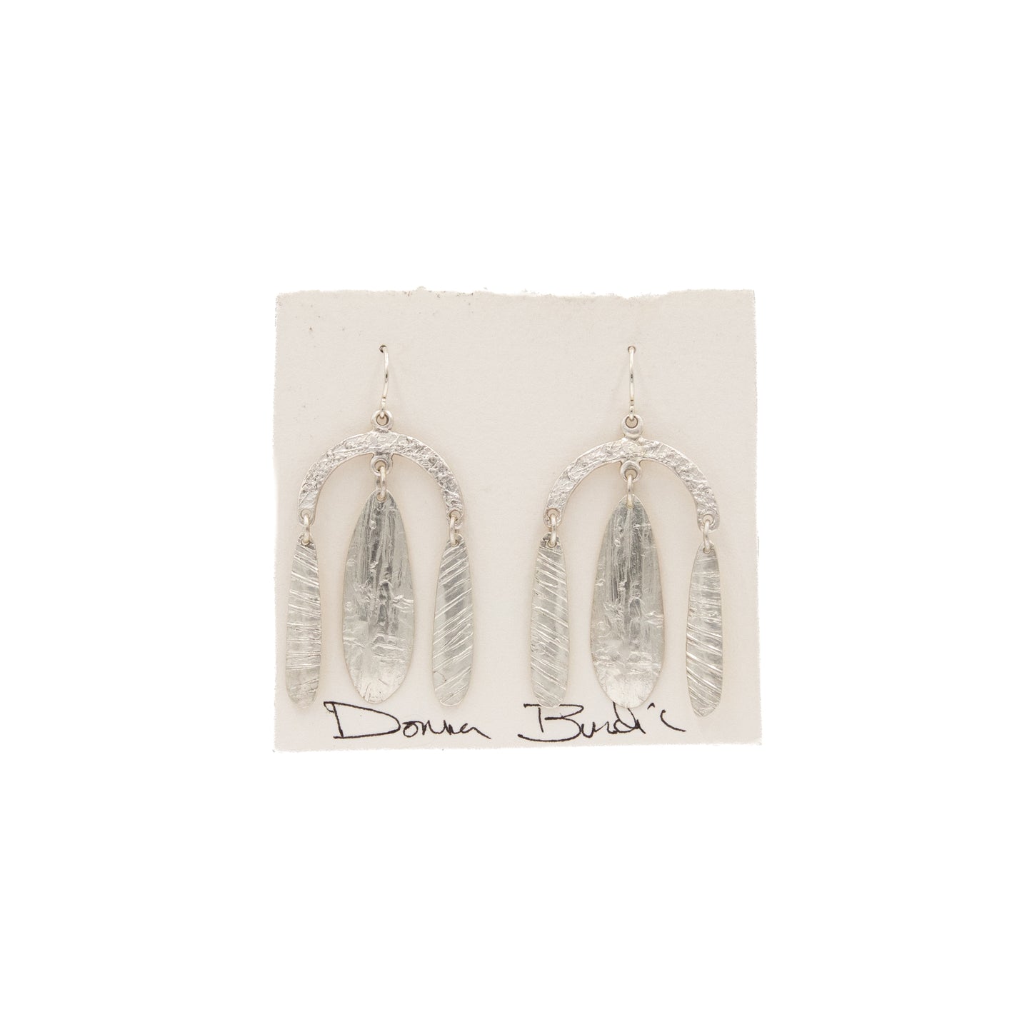 3 Tear Hook Earrings