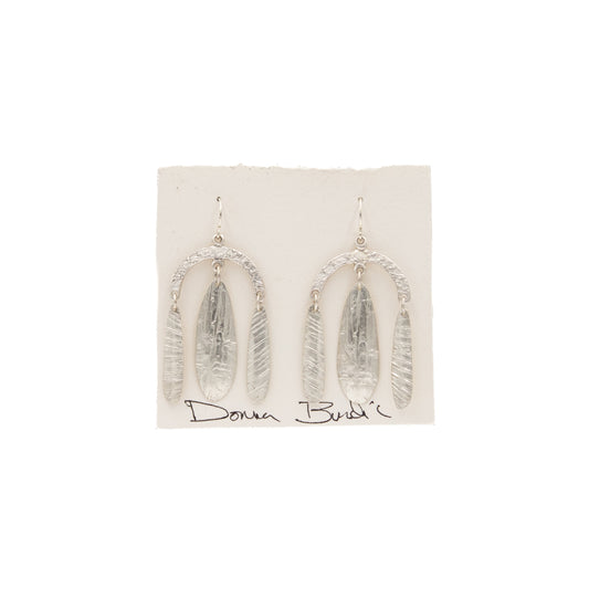 3 Tear Hook Earrings