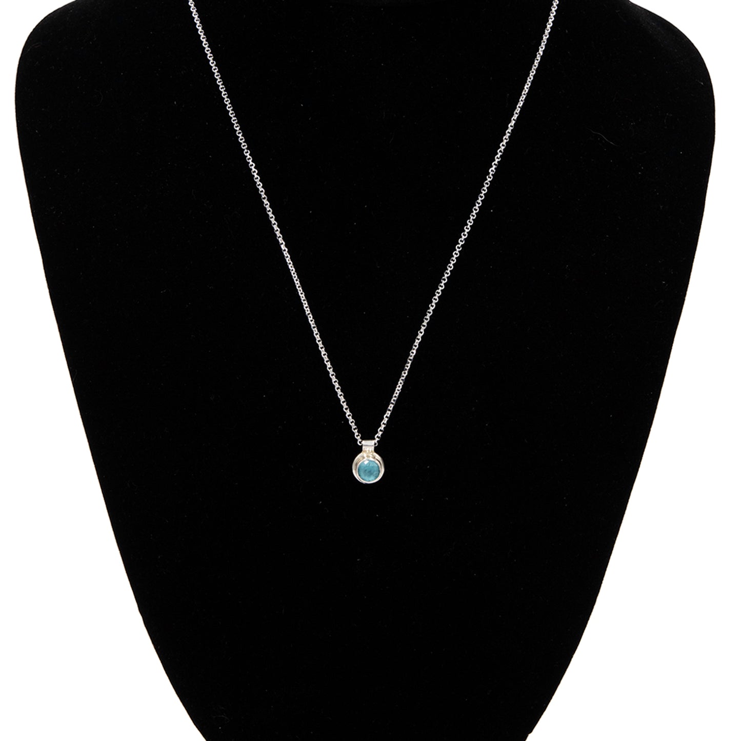 6mm Apatite Nugget Necklace