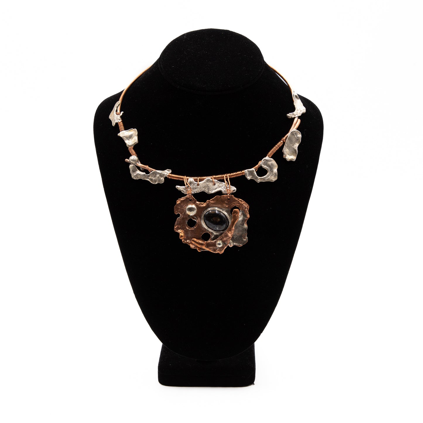 Agate Melts Cuff Necklace