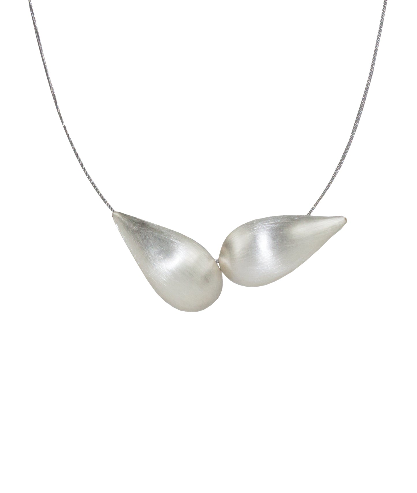 C018.1 Two Tear Drop Necklace
