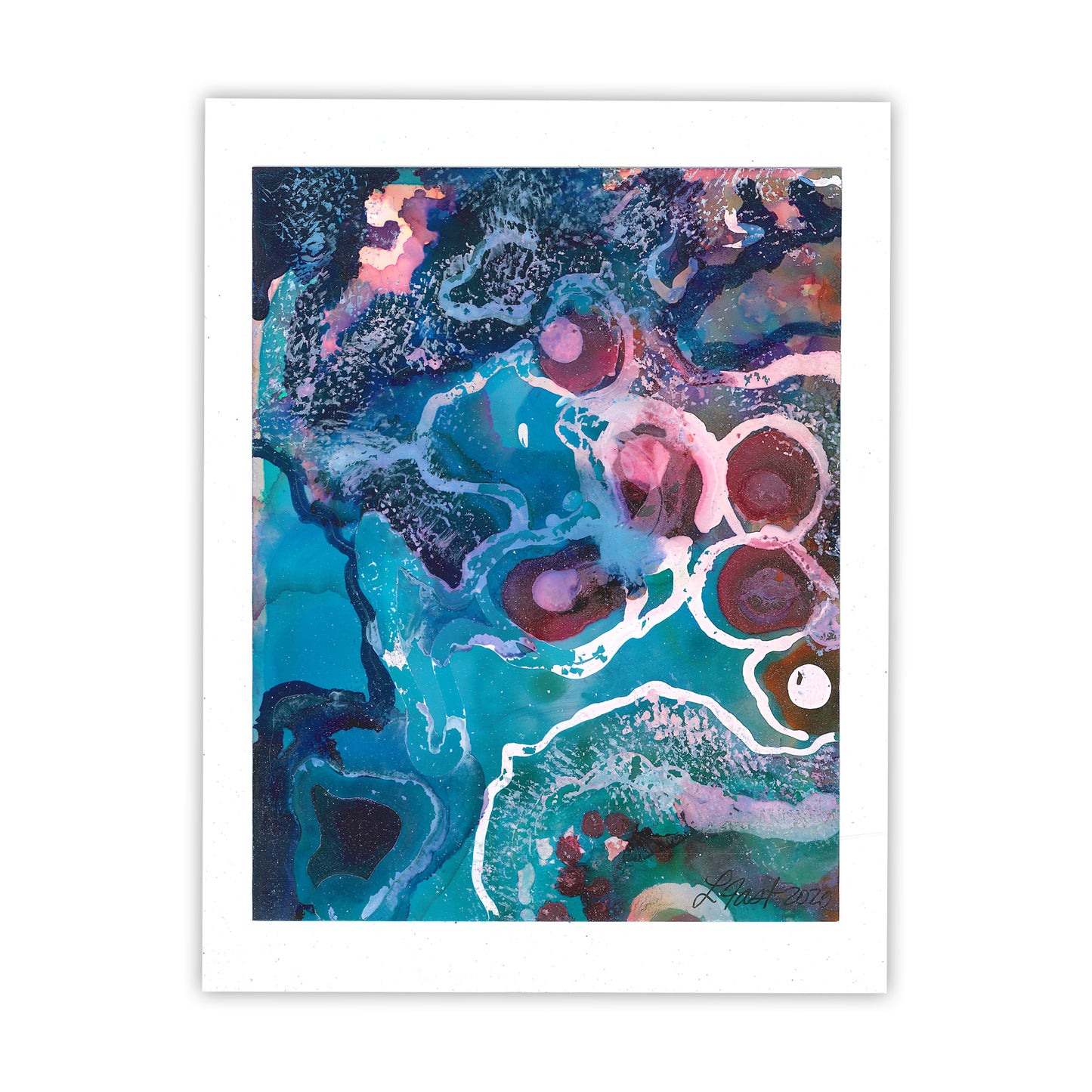Alcohol Ink Greeting Cards