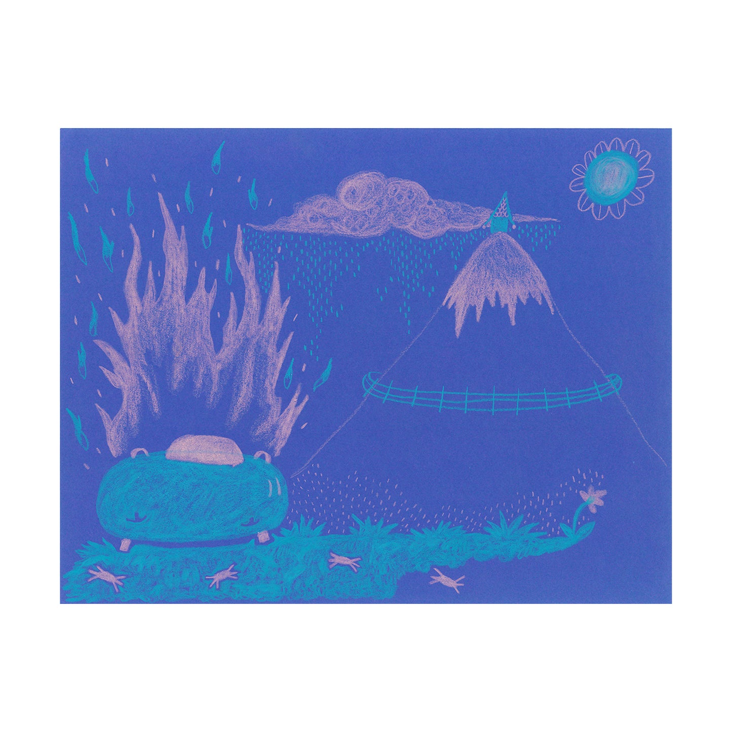 Blue, Original Drawing #41