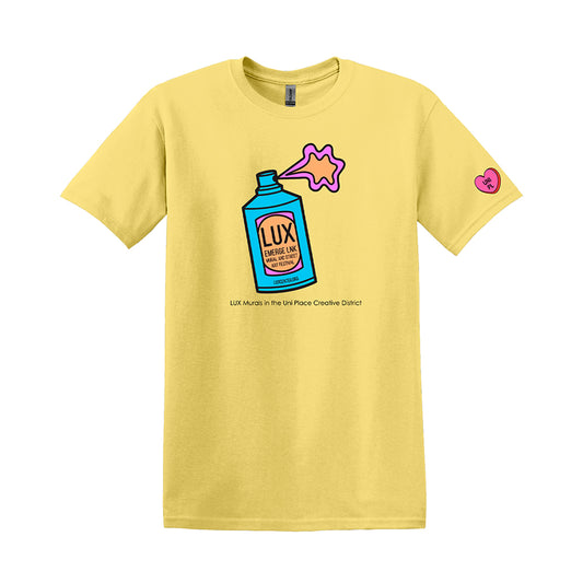 LUX 2023 Mural T-Shirt - Cornsilk