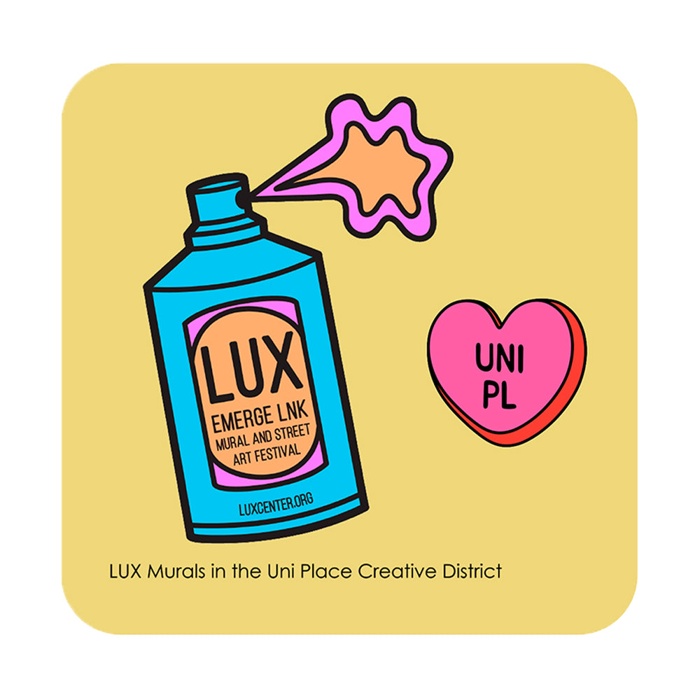 LUX 2023 Mural T-Shirt - Cornsilk