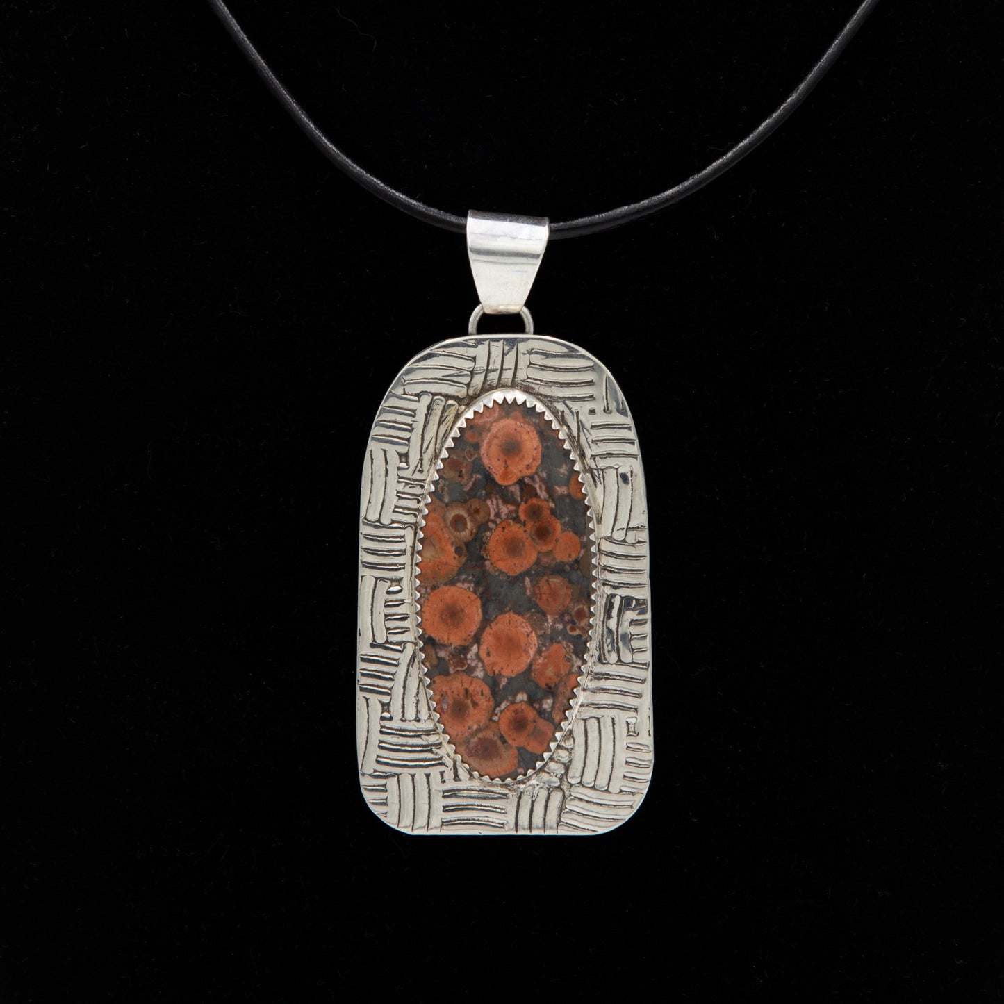 Peanut Obsidian Pendant