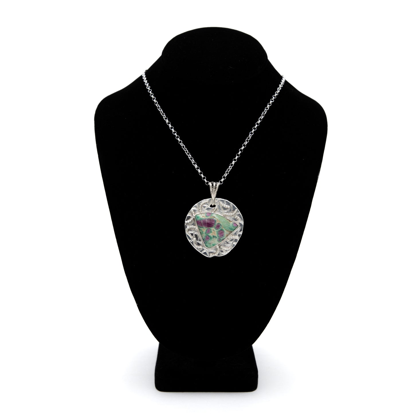 Ruby Zoisite Pendant