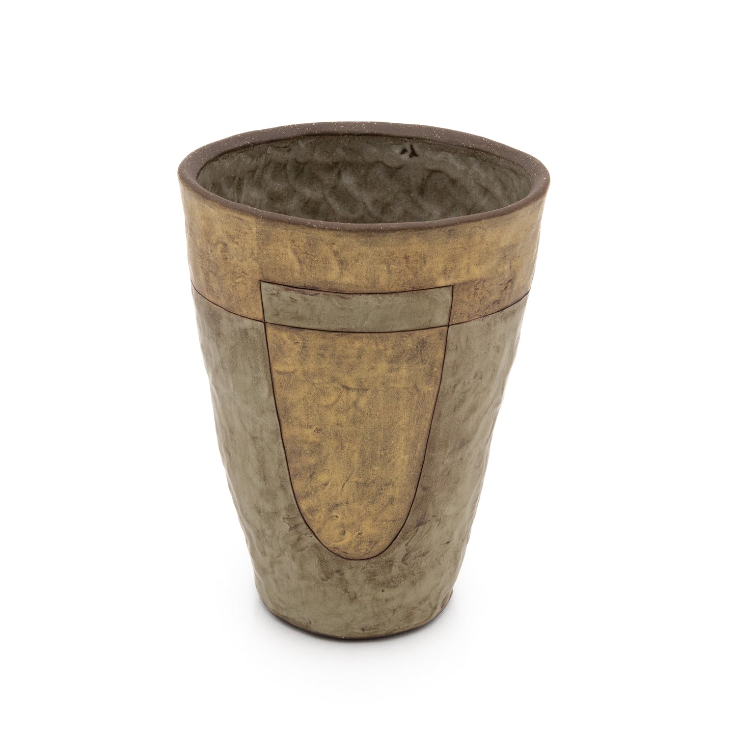 Divided Arch Cup Green & Orange