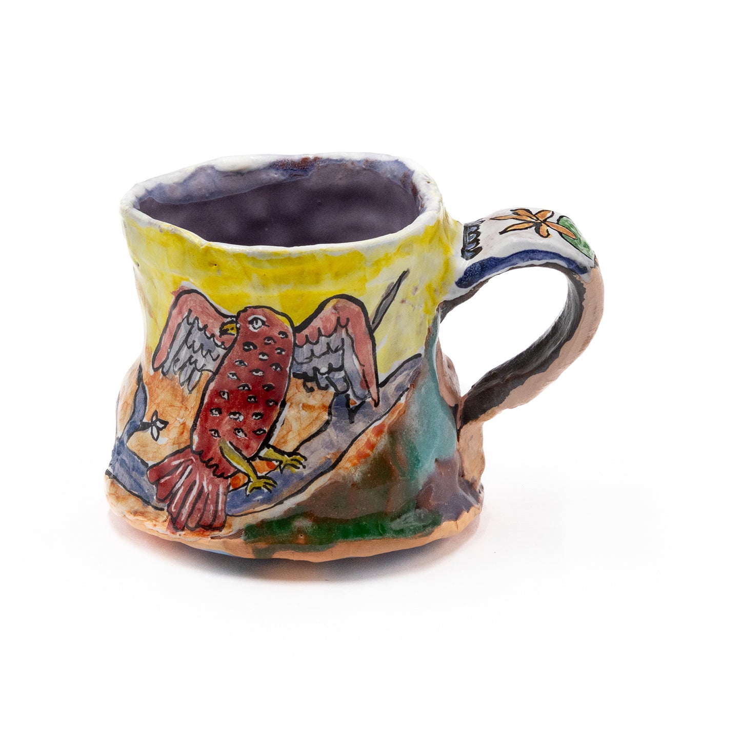 Eyeball Redbird Mug