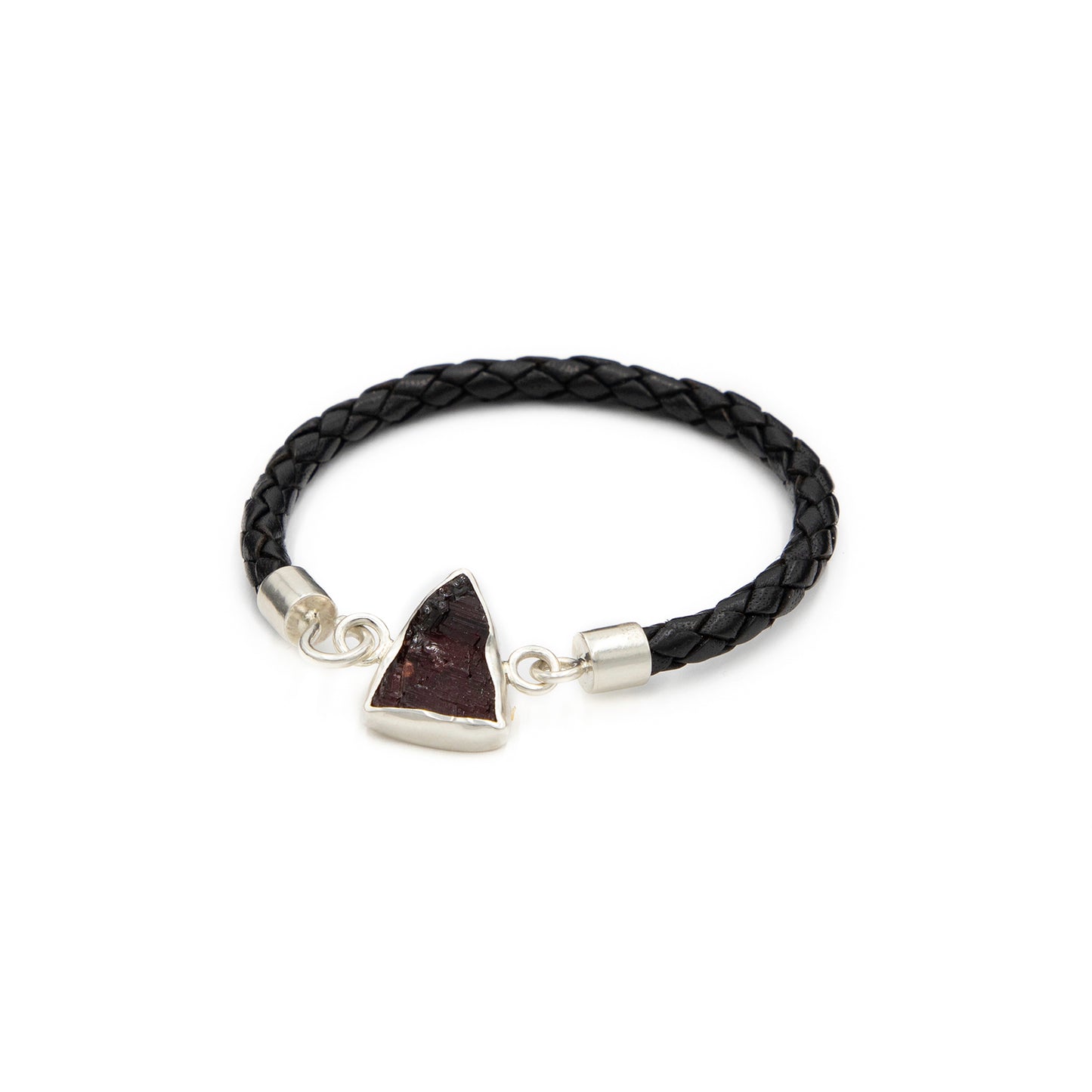 GA Natural Face Garnet Bracelet
