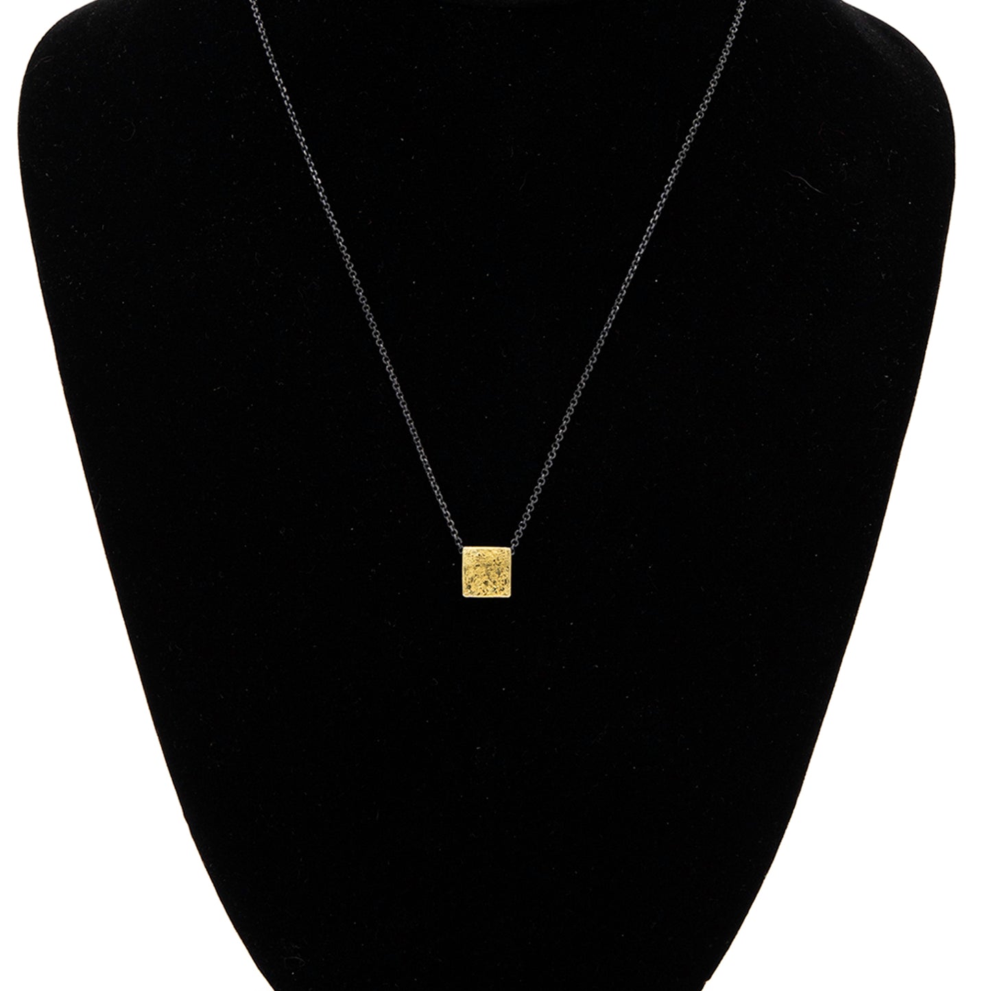 Gold Top Box Necklace