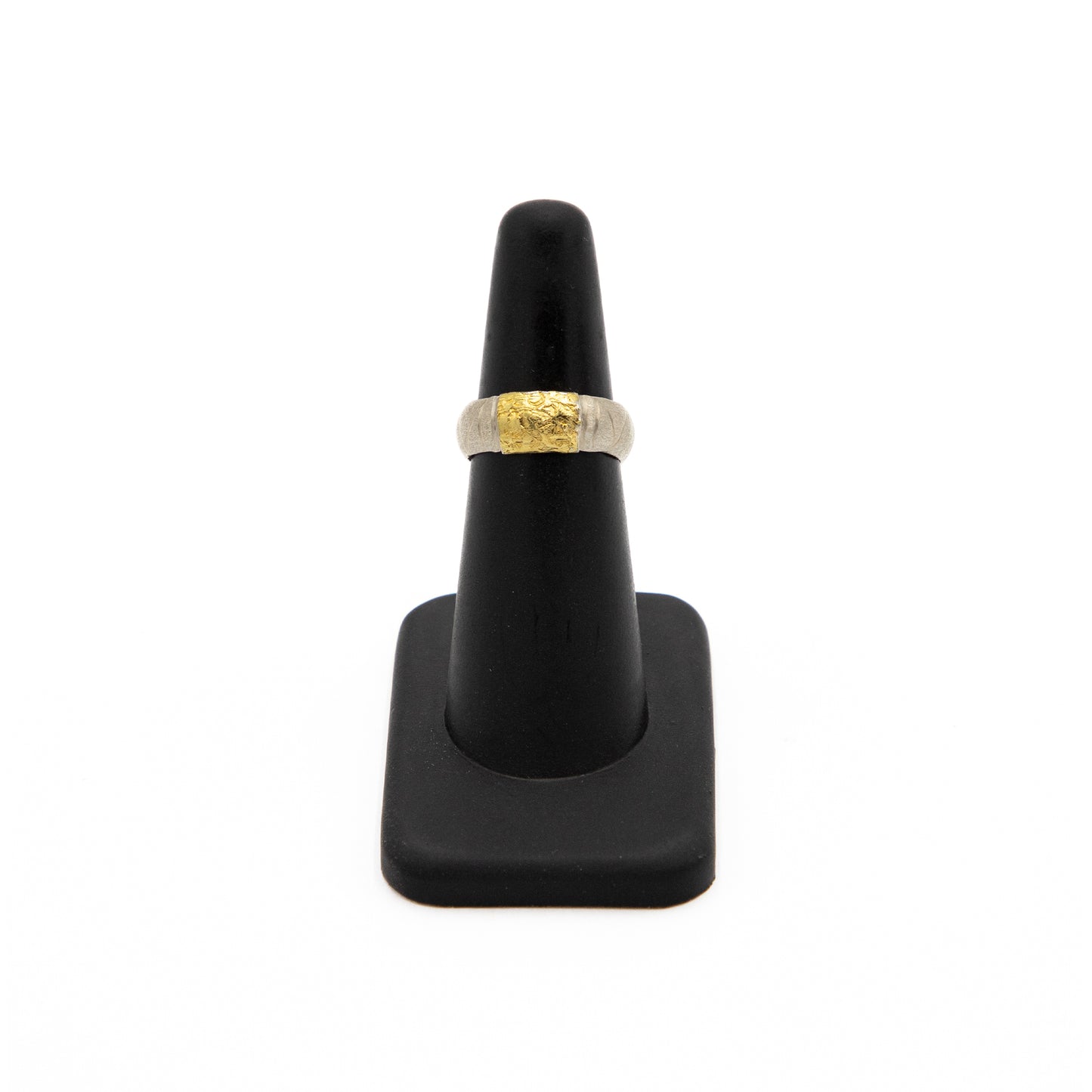 Gold & Silver Domed Ring