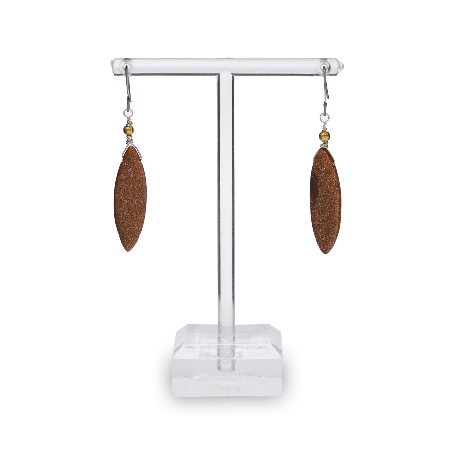 Goldstone Earrings