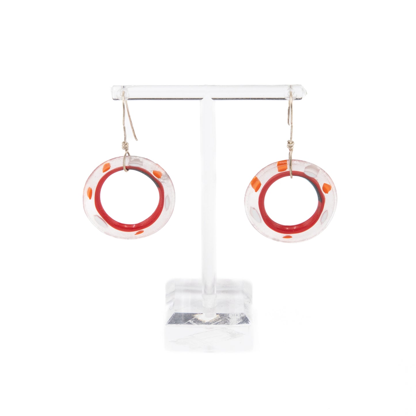 Hoop Glass Earrings