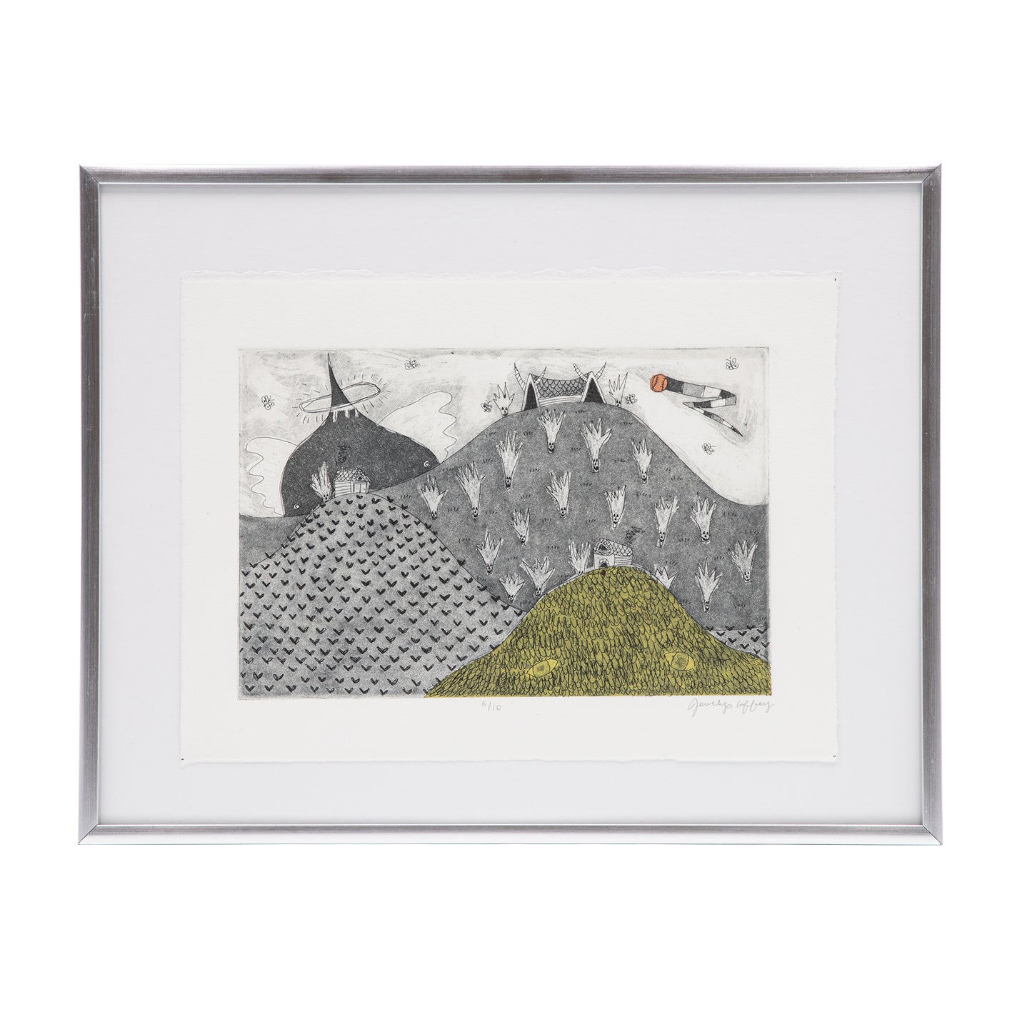 Jack-o’-lantern Field Framed Print #33