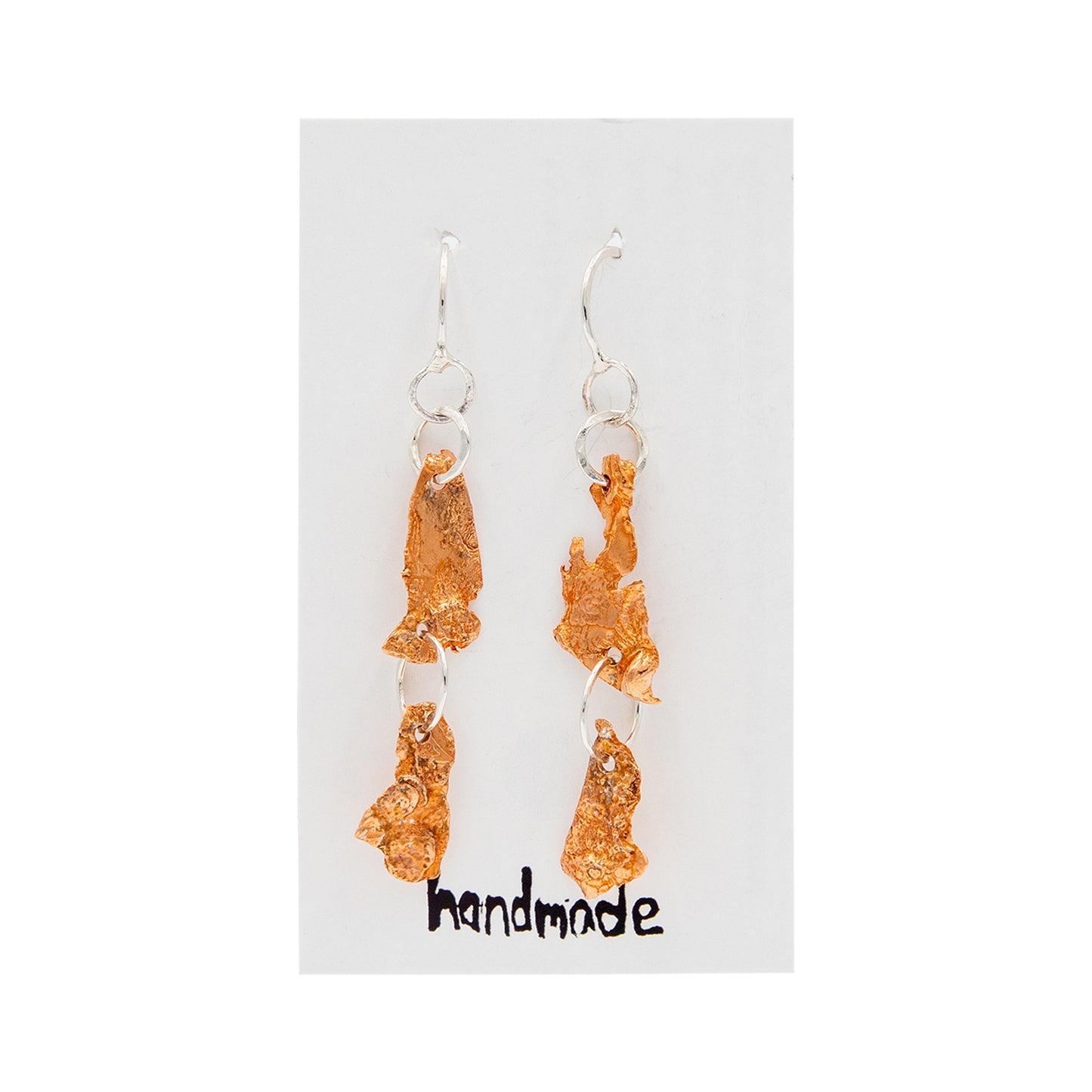 Copper Melt 3 Earring