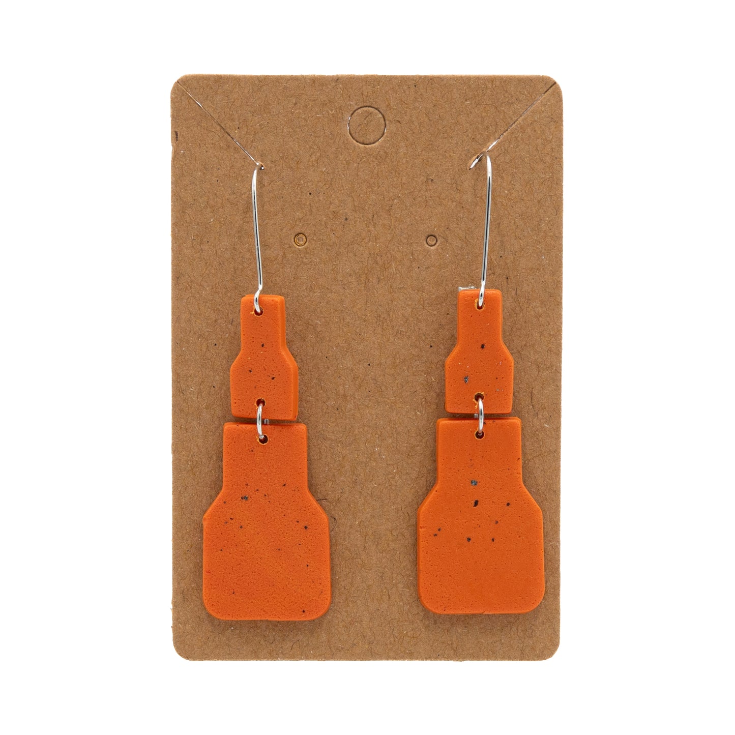 Large Dangle Polymer Earrings w/ Ear Wire