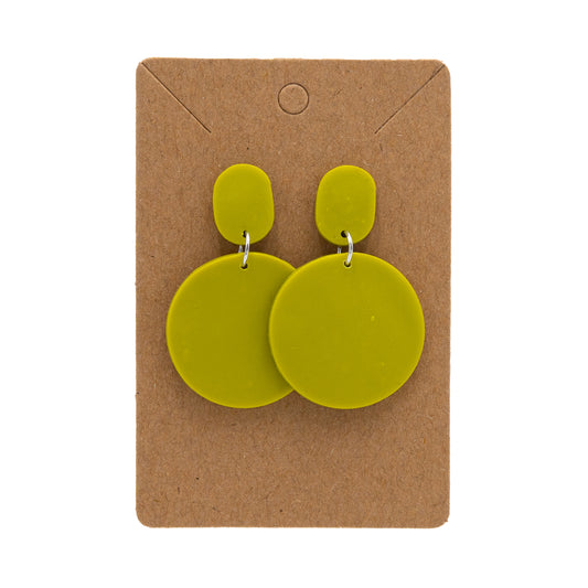 Large Dangle Polymer Earrings