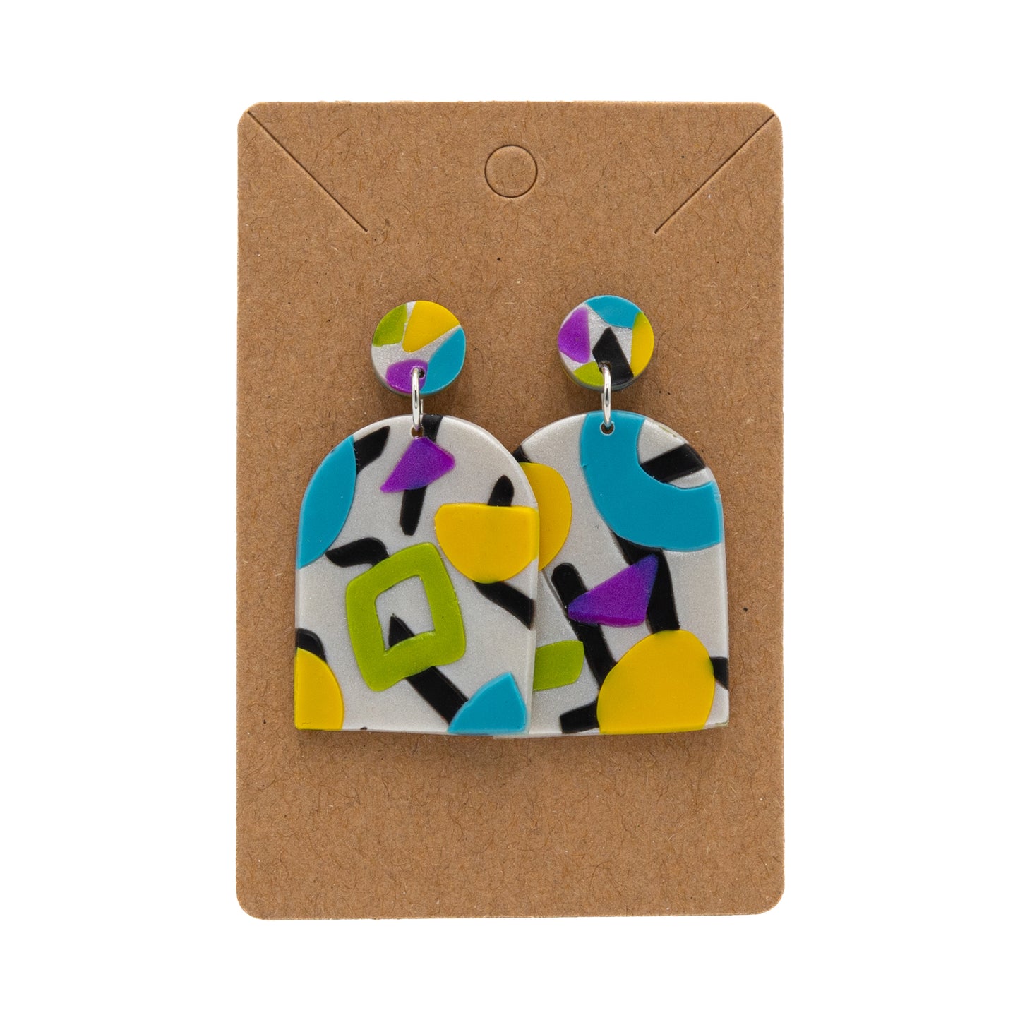 Large Dangle Polymer Earrings