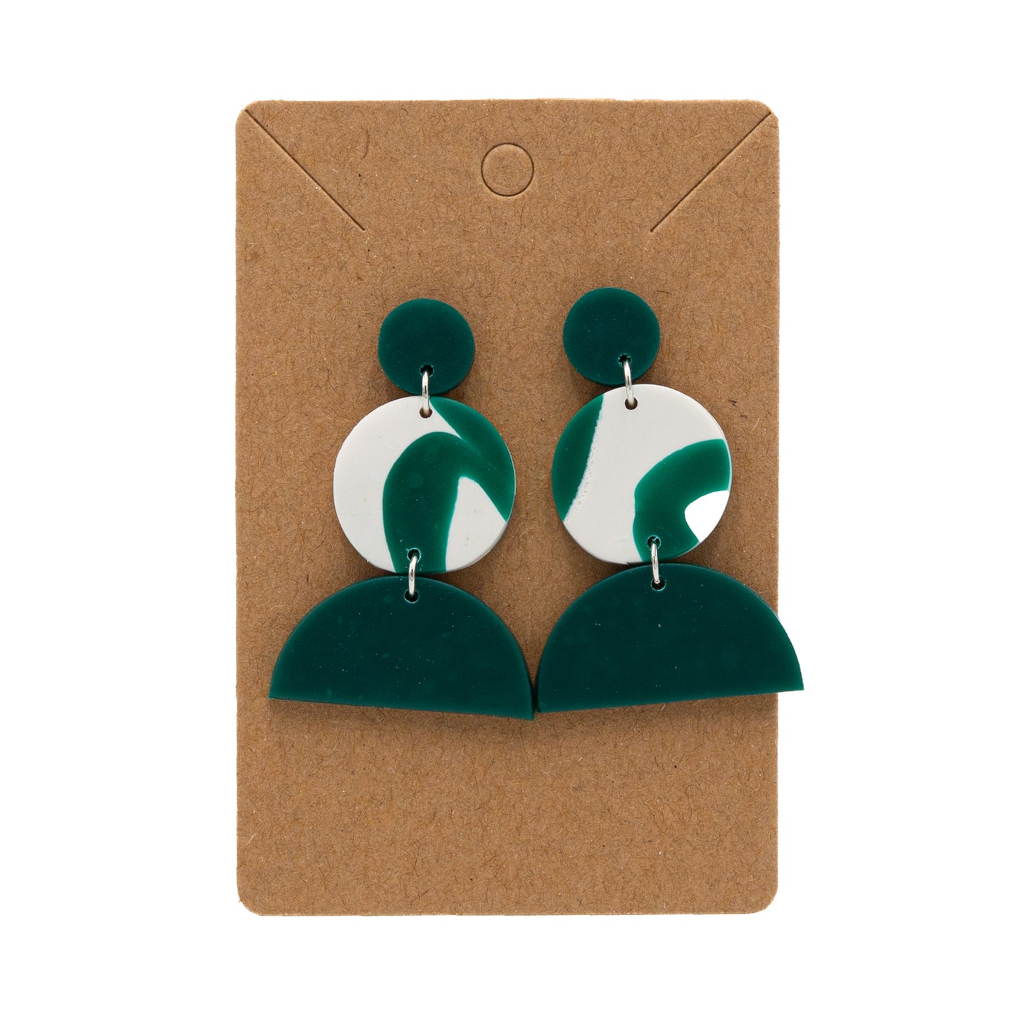 Large Dangle Polymer Earrings