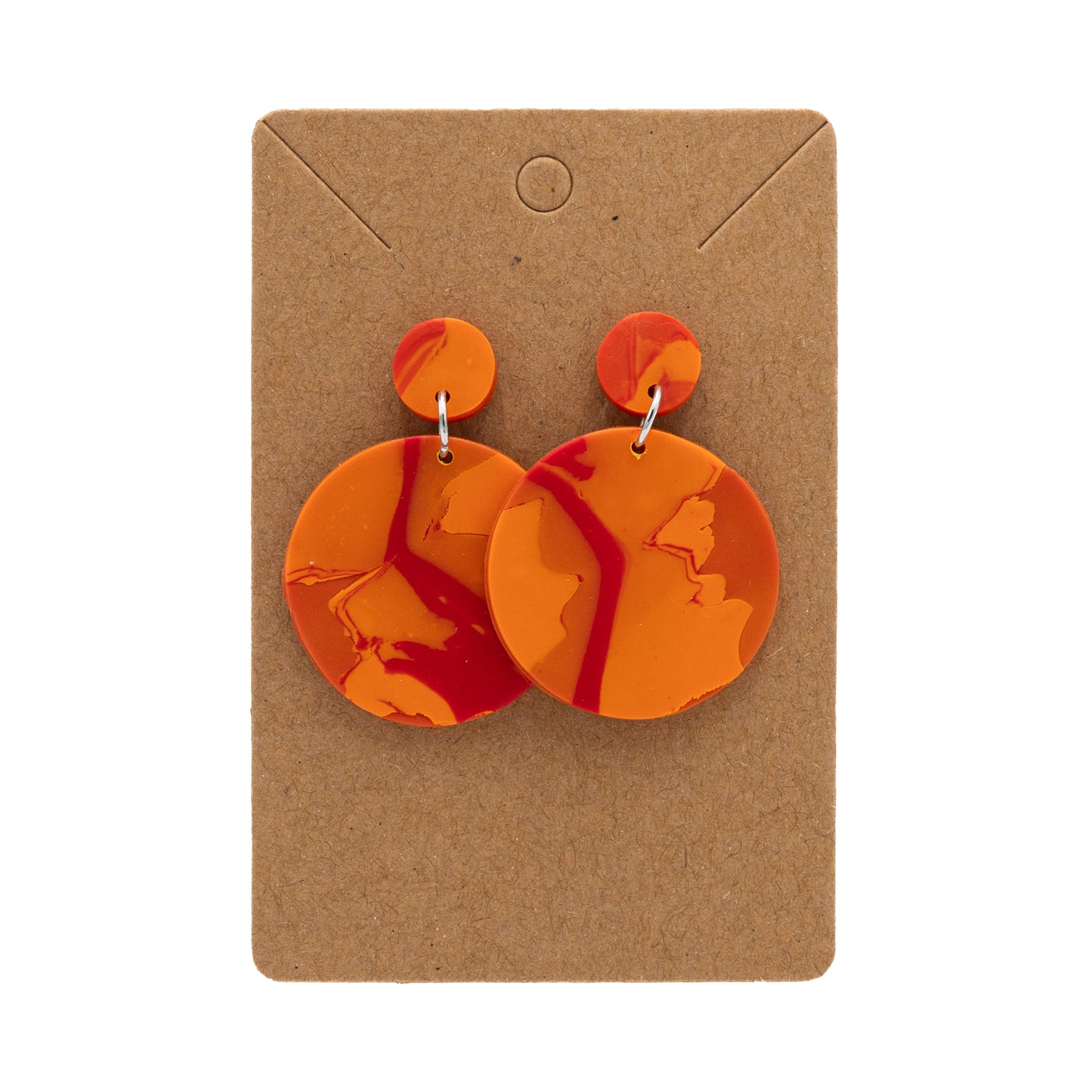 Large Dangle Polymer Earrings