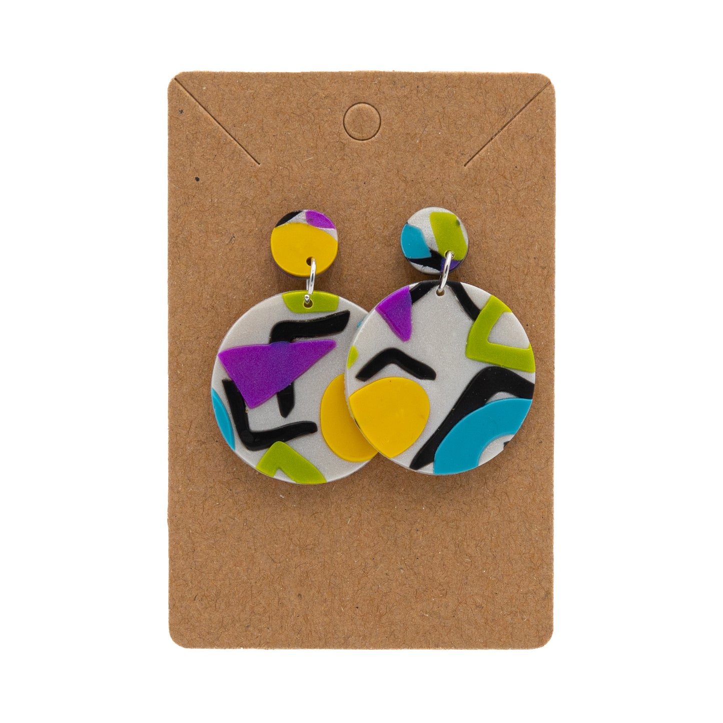 Large Dangle Polymer Earrings