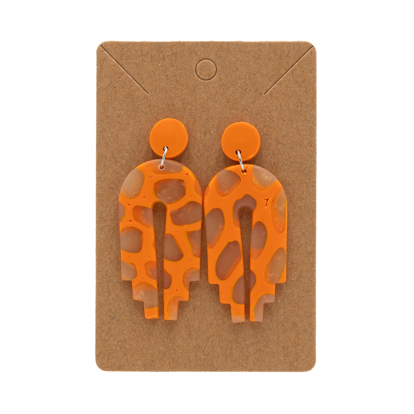 Large Dangle Polymer Earrings