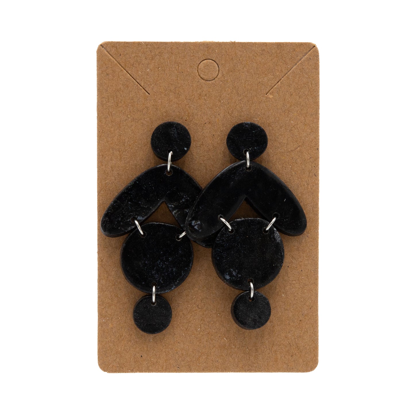 Large Dangle Polymer Earrings