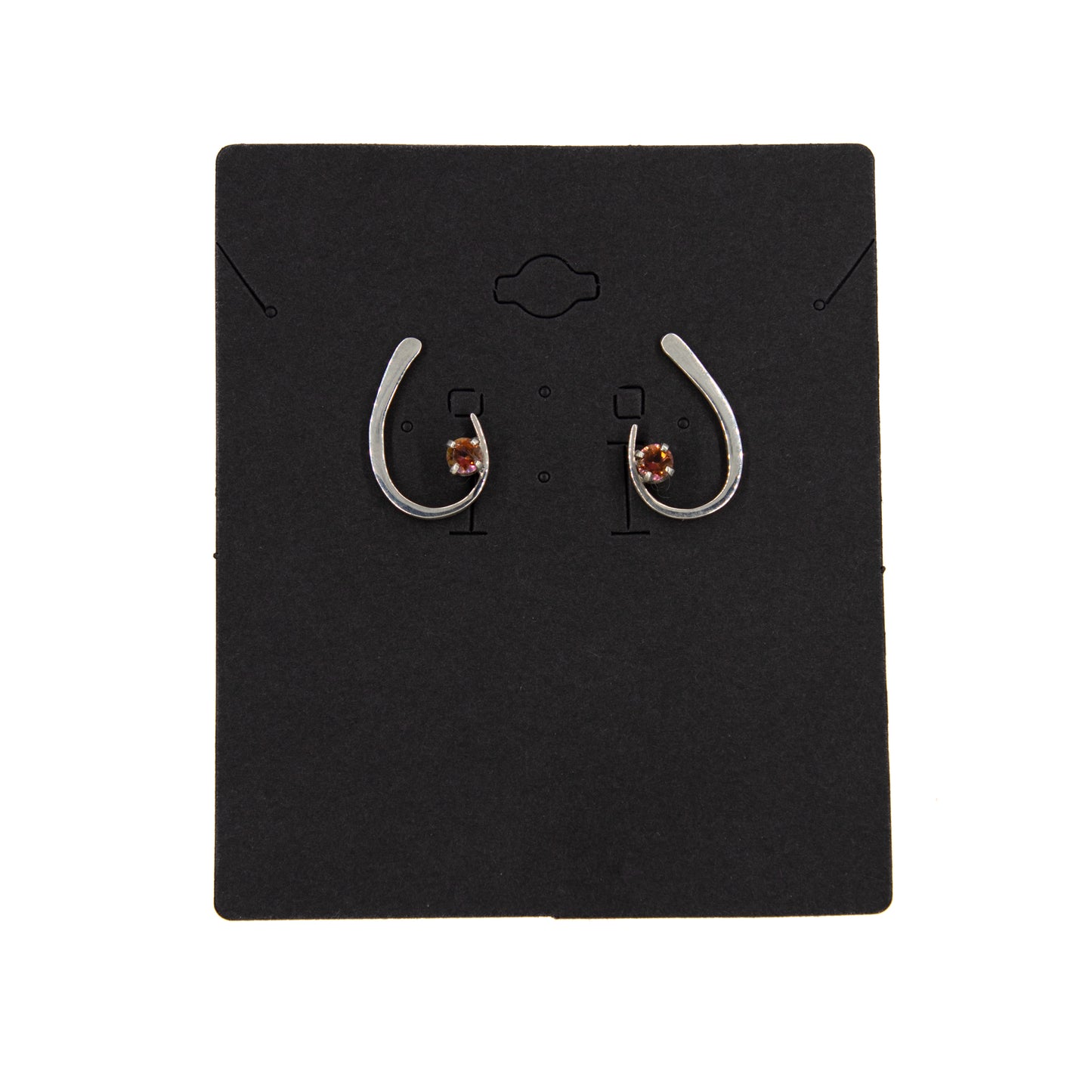 Sterling Silver and Sunrise Topaz Earrings