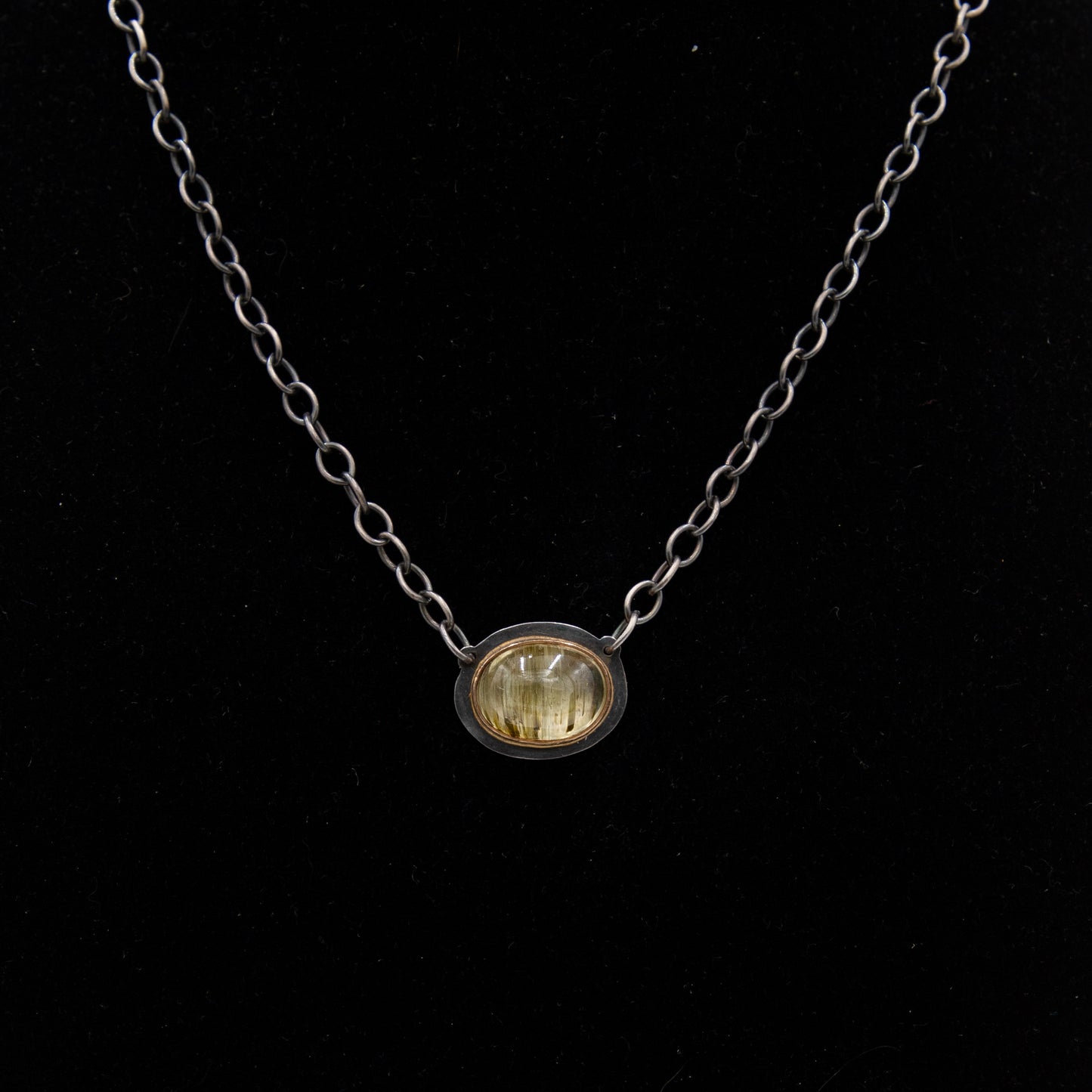 Prairie Grass Quartz Necklace