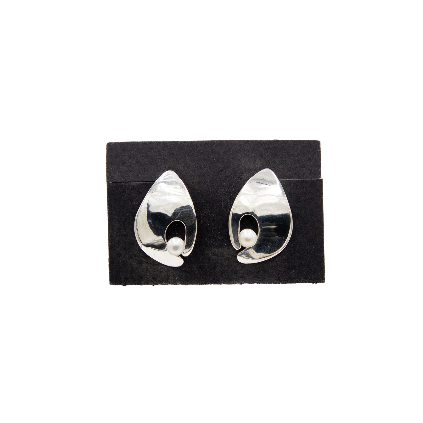 Sterling Silver & Pearl Earrings