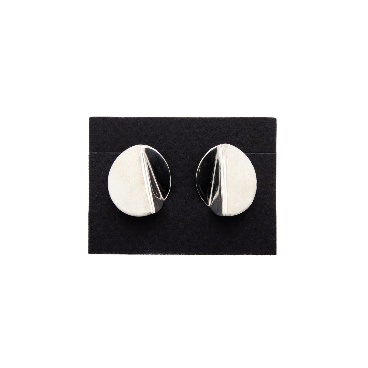 Sterling Silver Folded Earrings