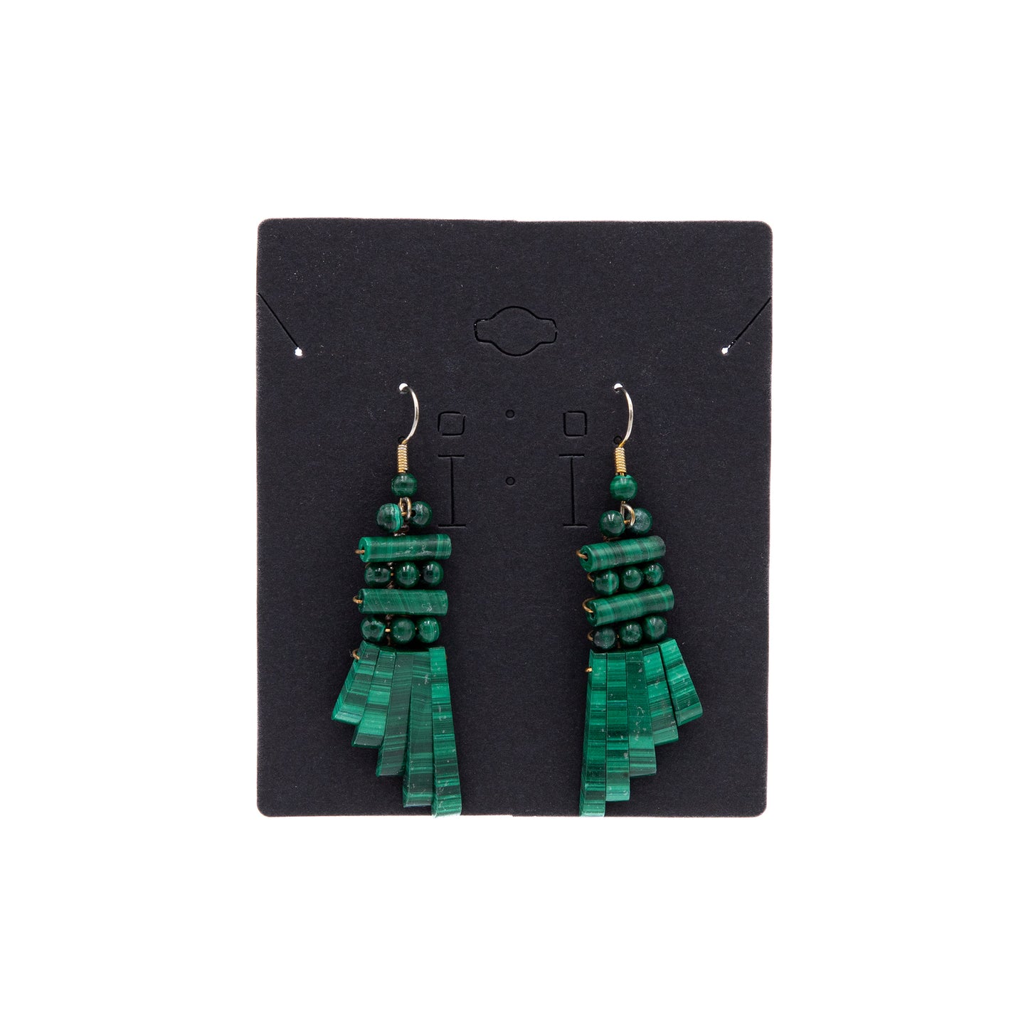 Malachite Chandelier Earrings