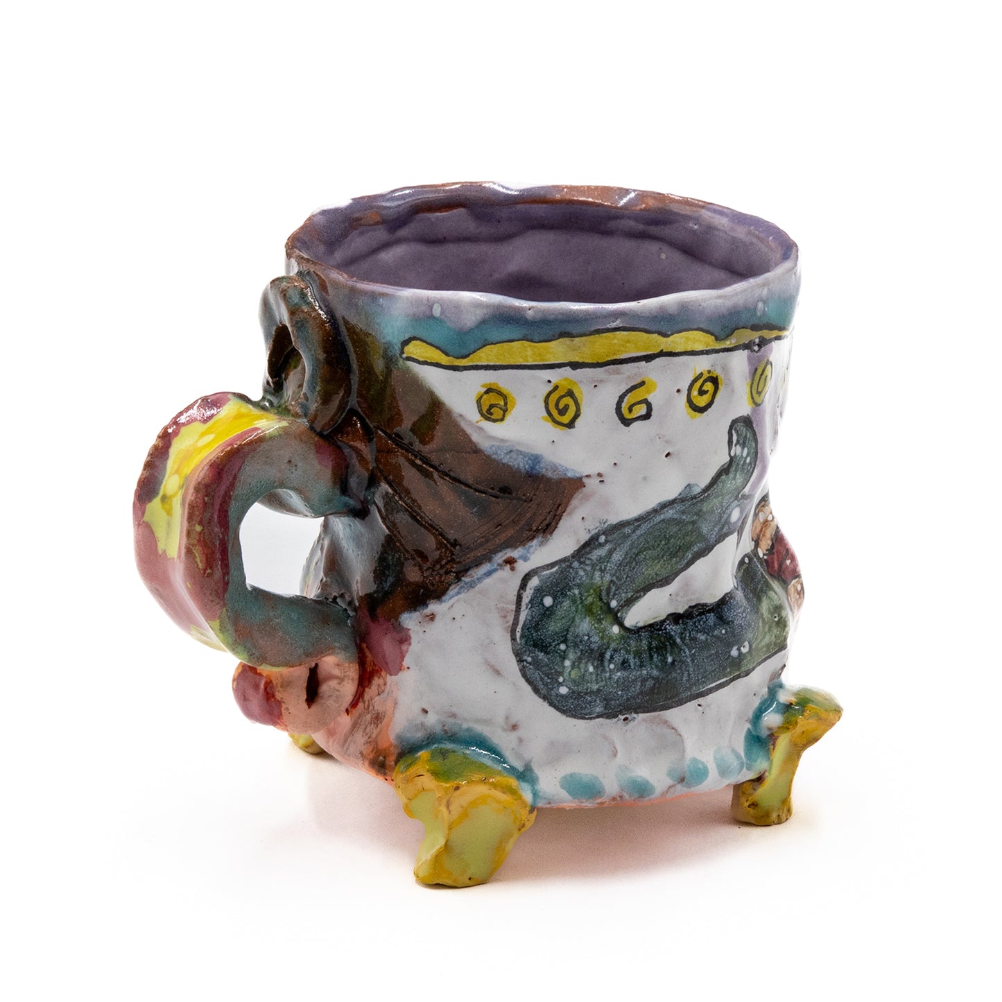 Mermaid Footed Mug