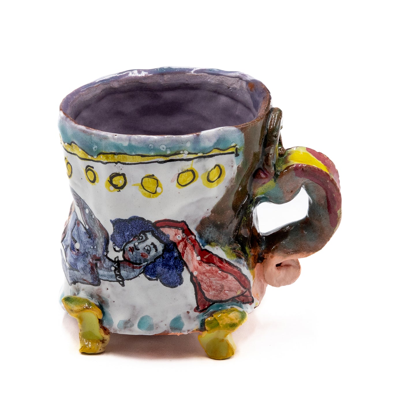 Mermaid Footed Mug