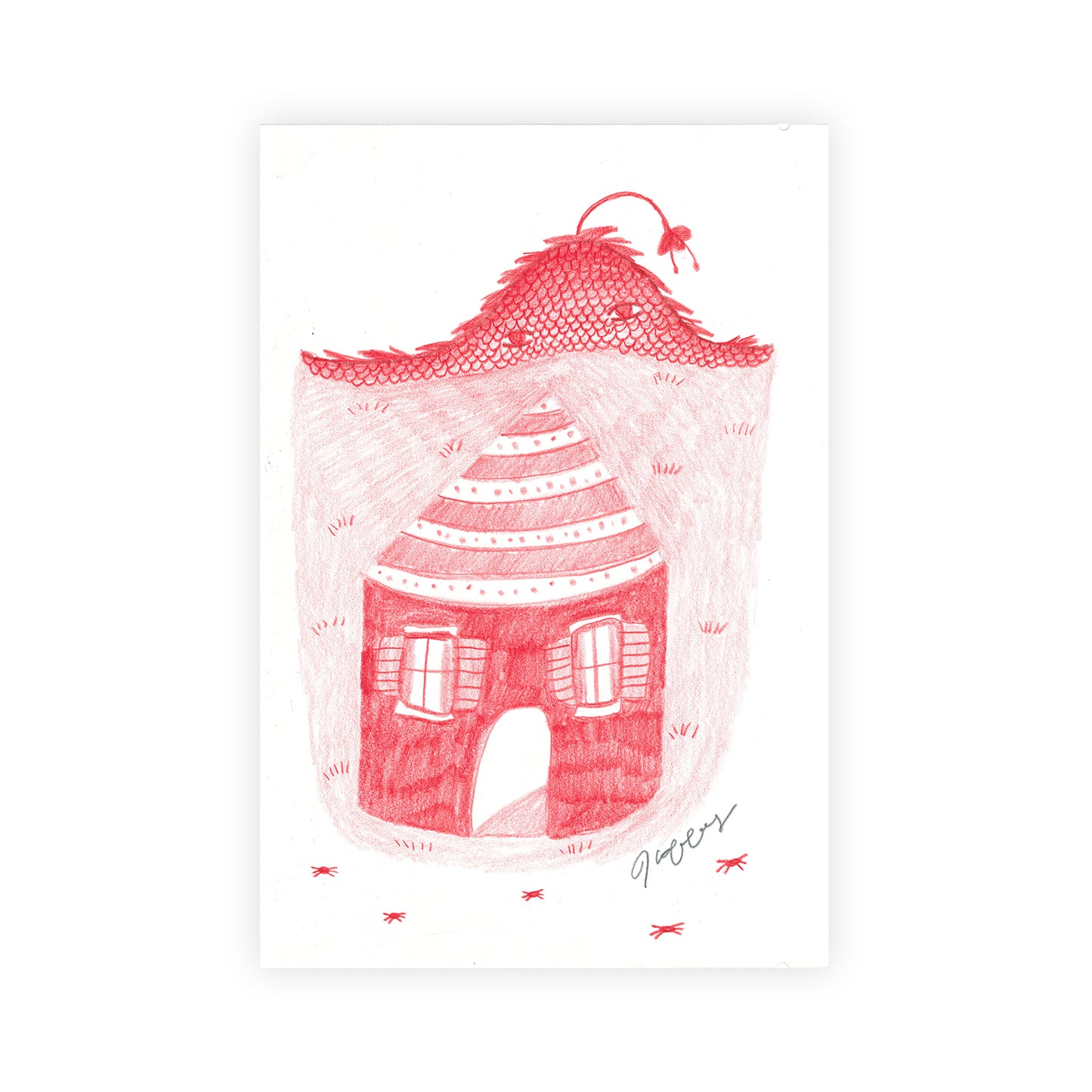 Red, Original Drawing #39