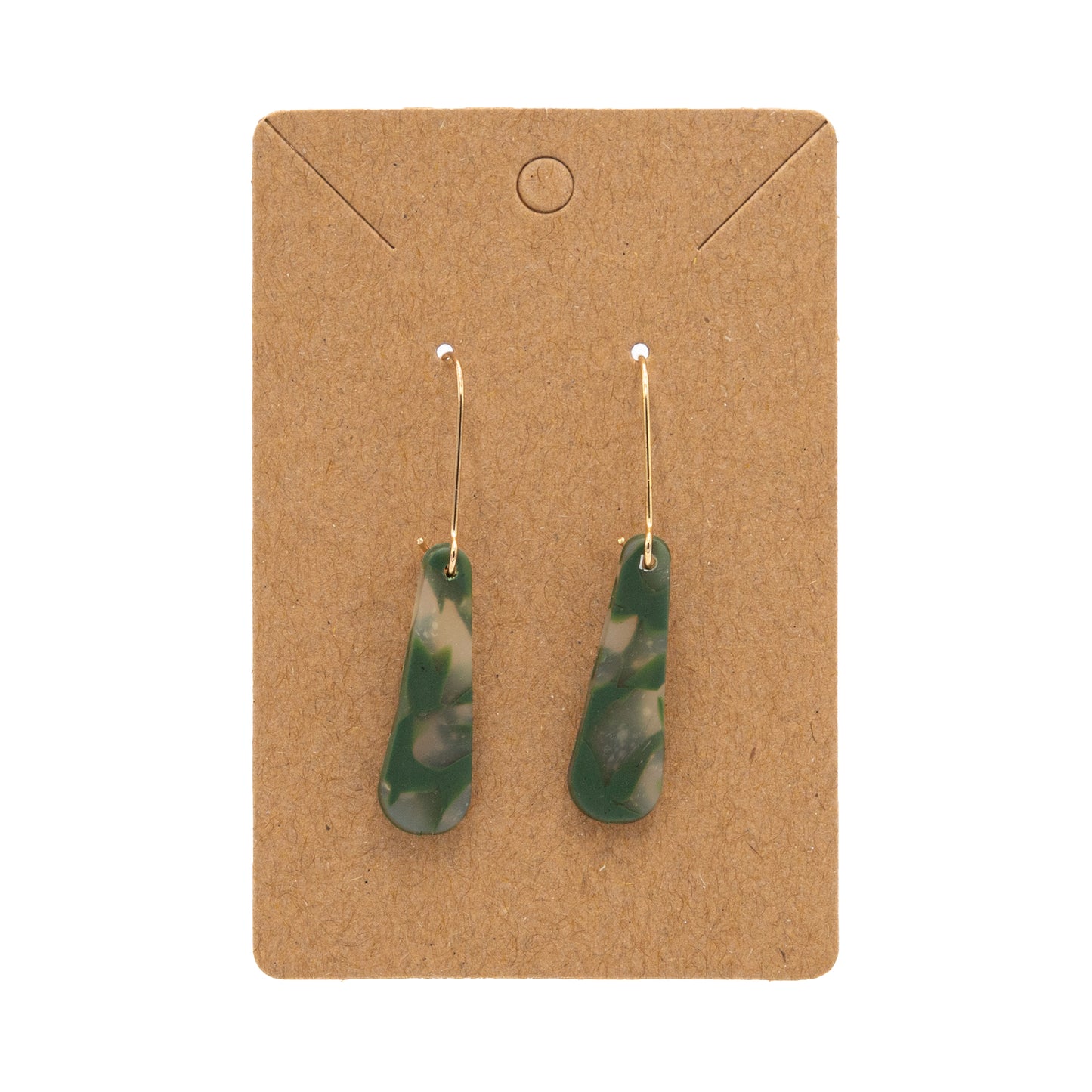 Small Dangle Polymer Earrings w/ Ear wire