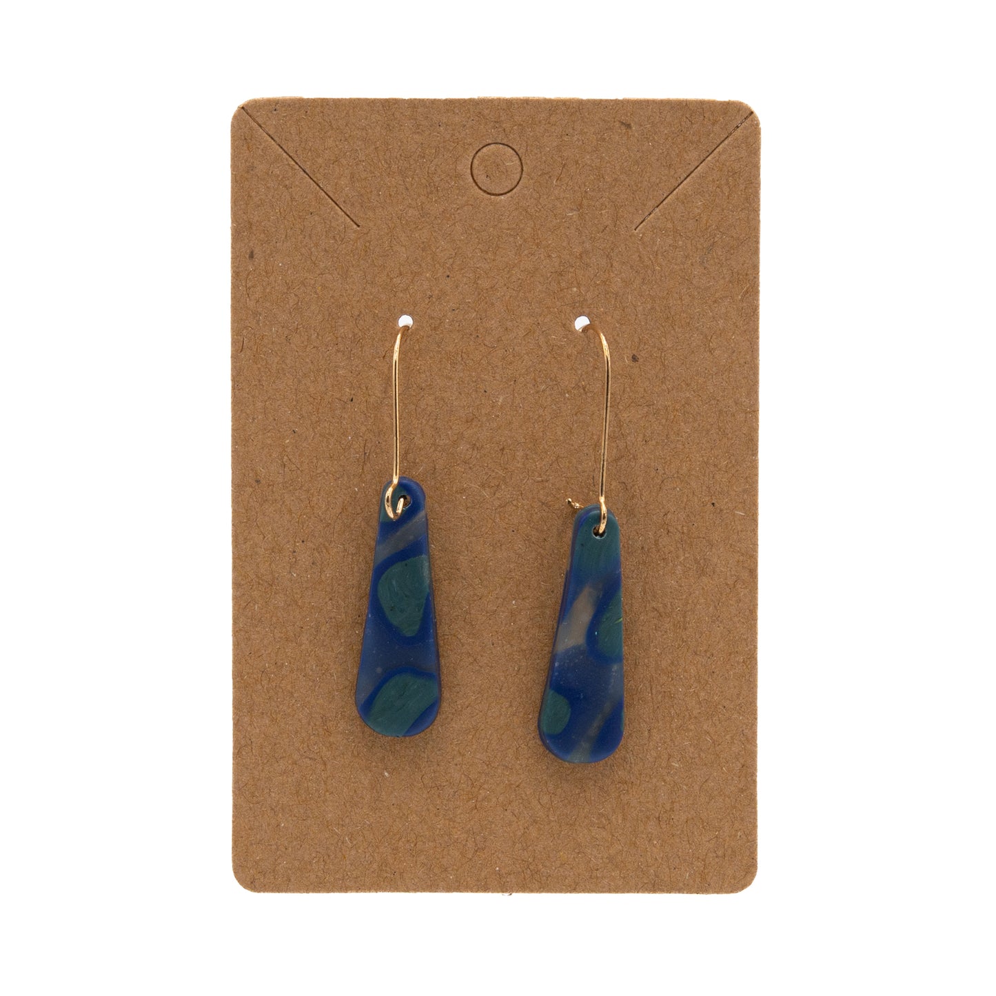 Small Dangle Polymer Earrings w/ Ear wire