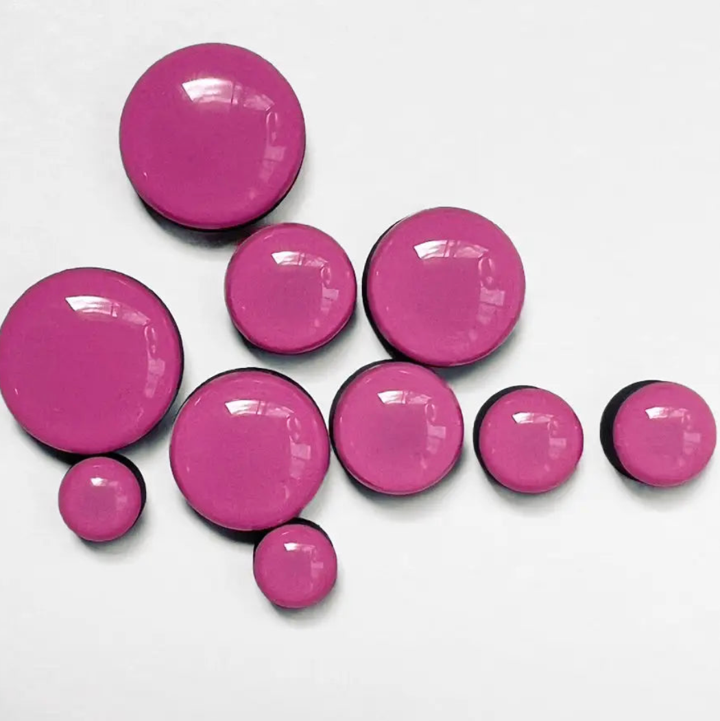 Resin Finish Stud Earrings