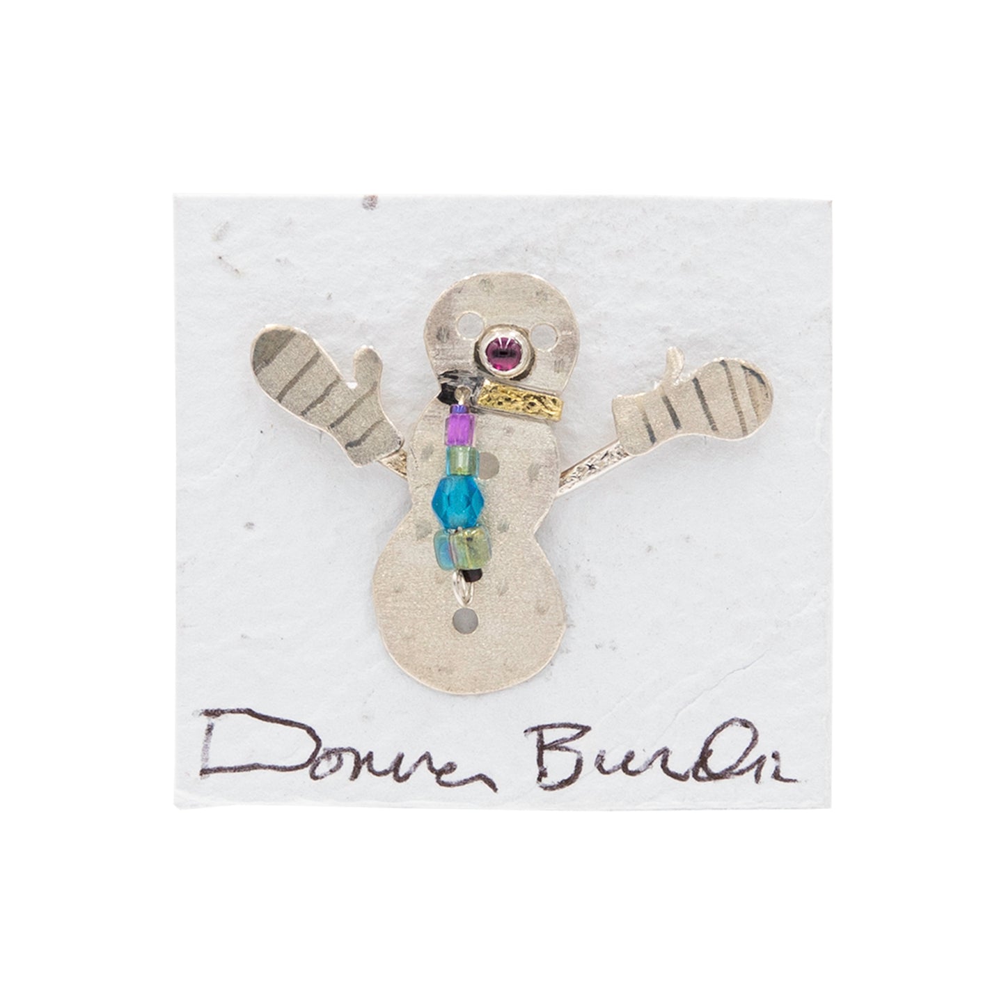 Snowman Pin