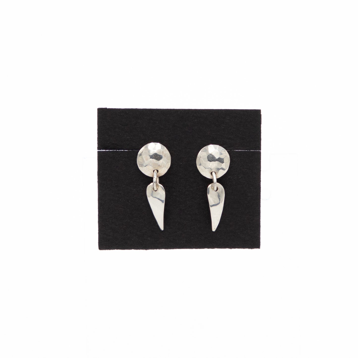 Sterling Hammered Earring