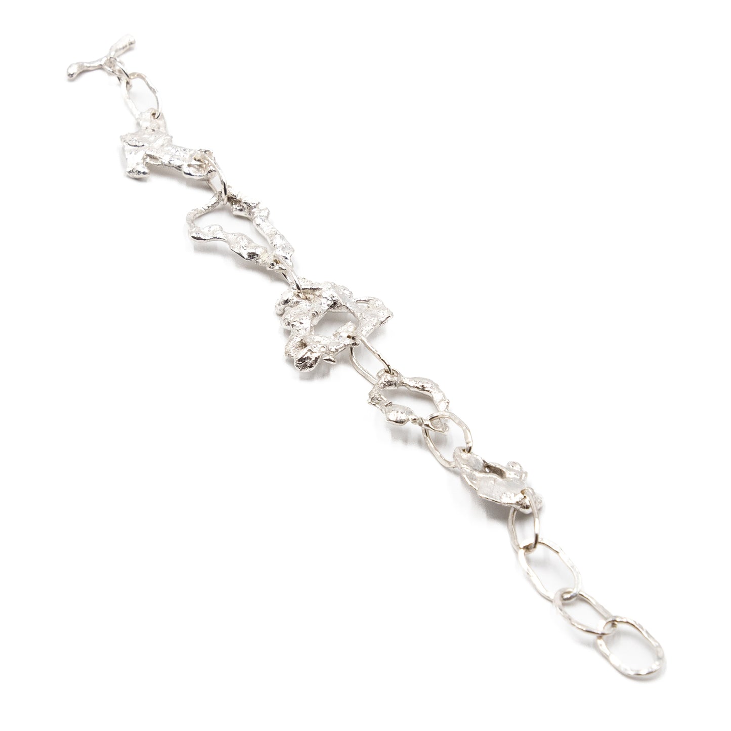 Sterling Melts Link Bracelet