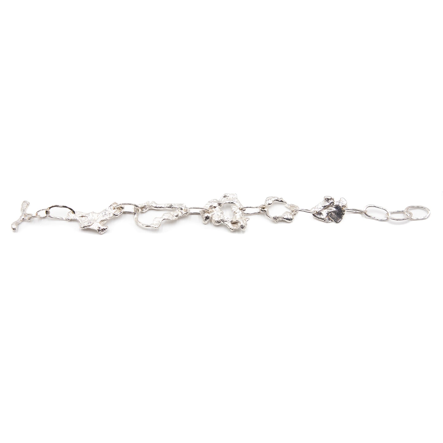 Sterling Melts Link Bracelet