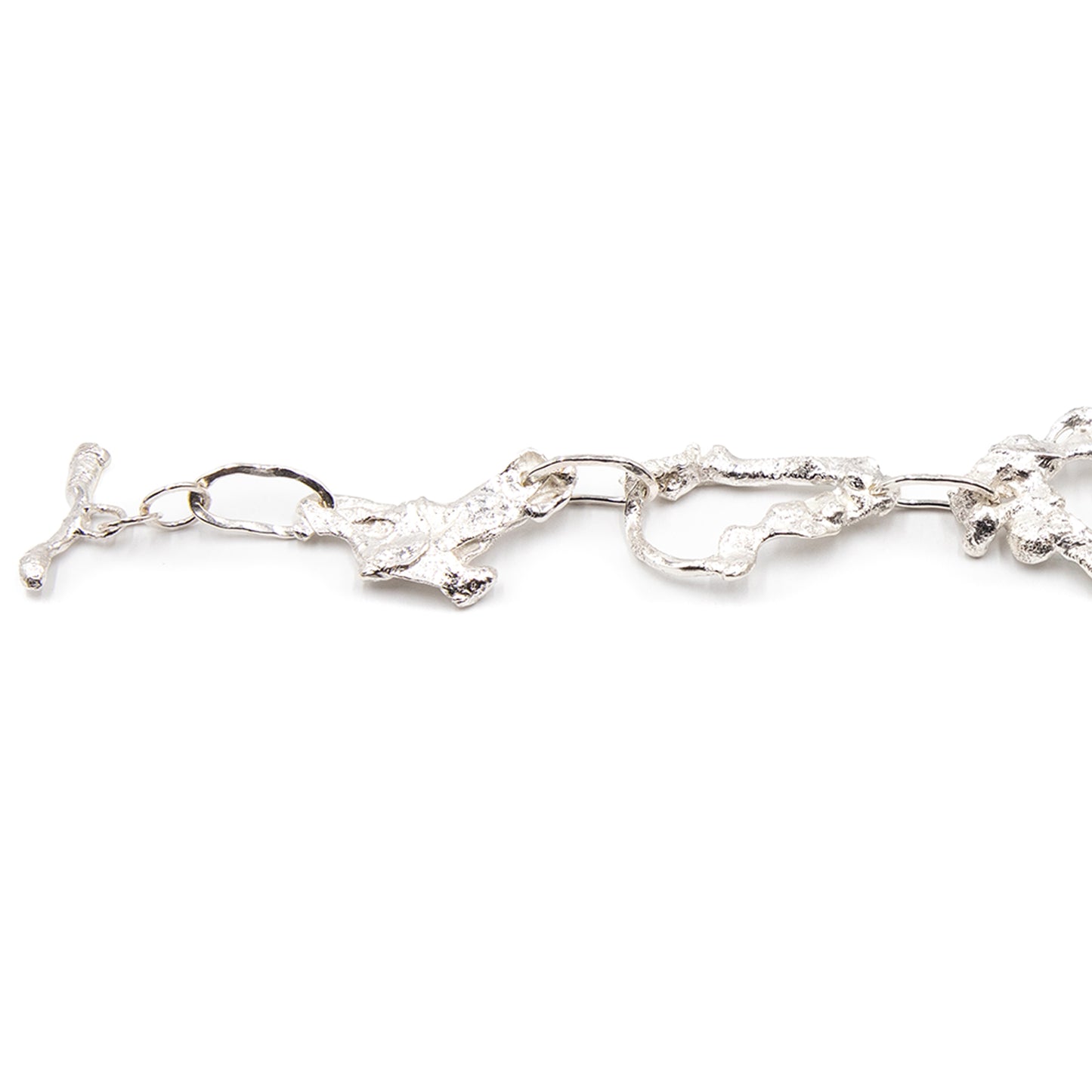 Sterling Melts Link Bracelet