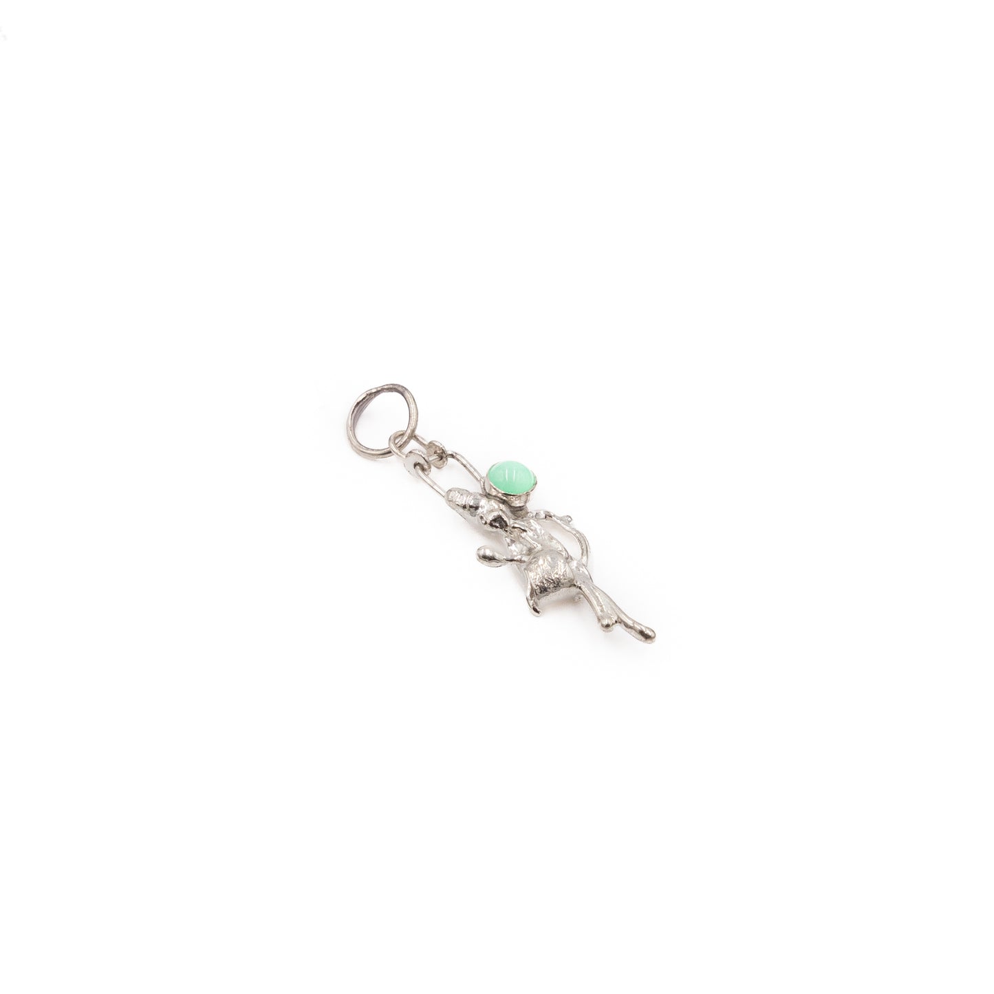 Sterling Silver Chrysoprase Pendant