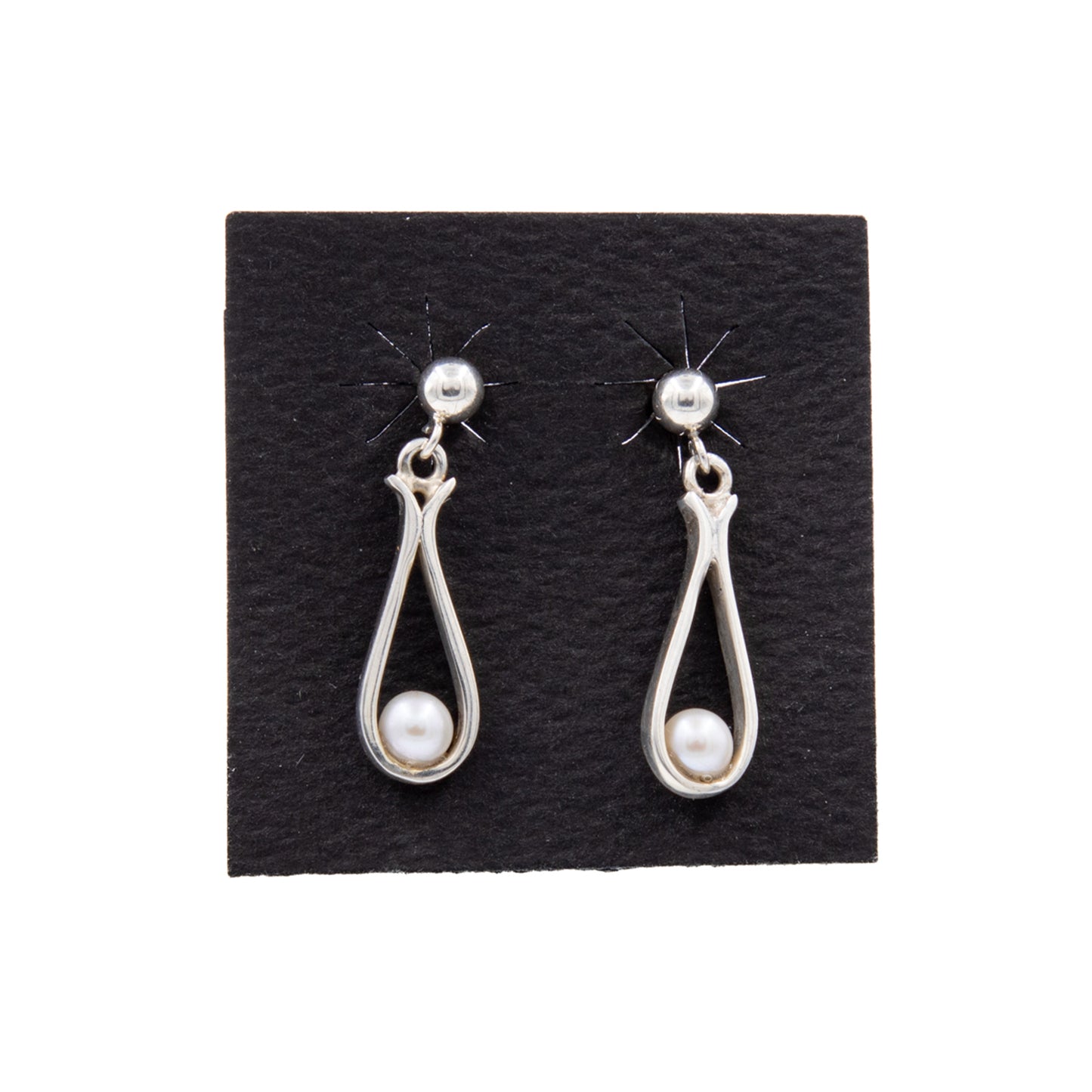 Sterling Silver and Pearl Earrings (Matching) - EP-30