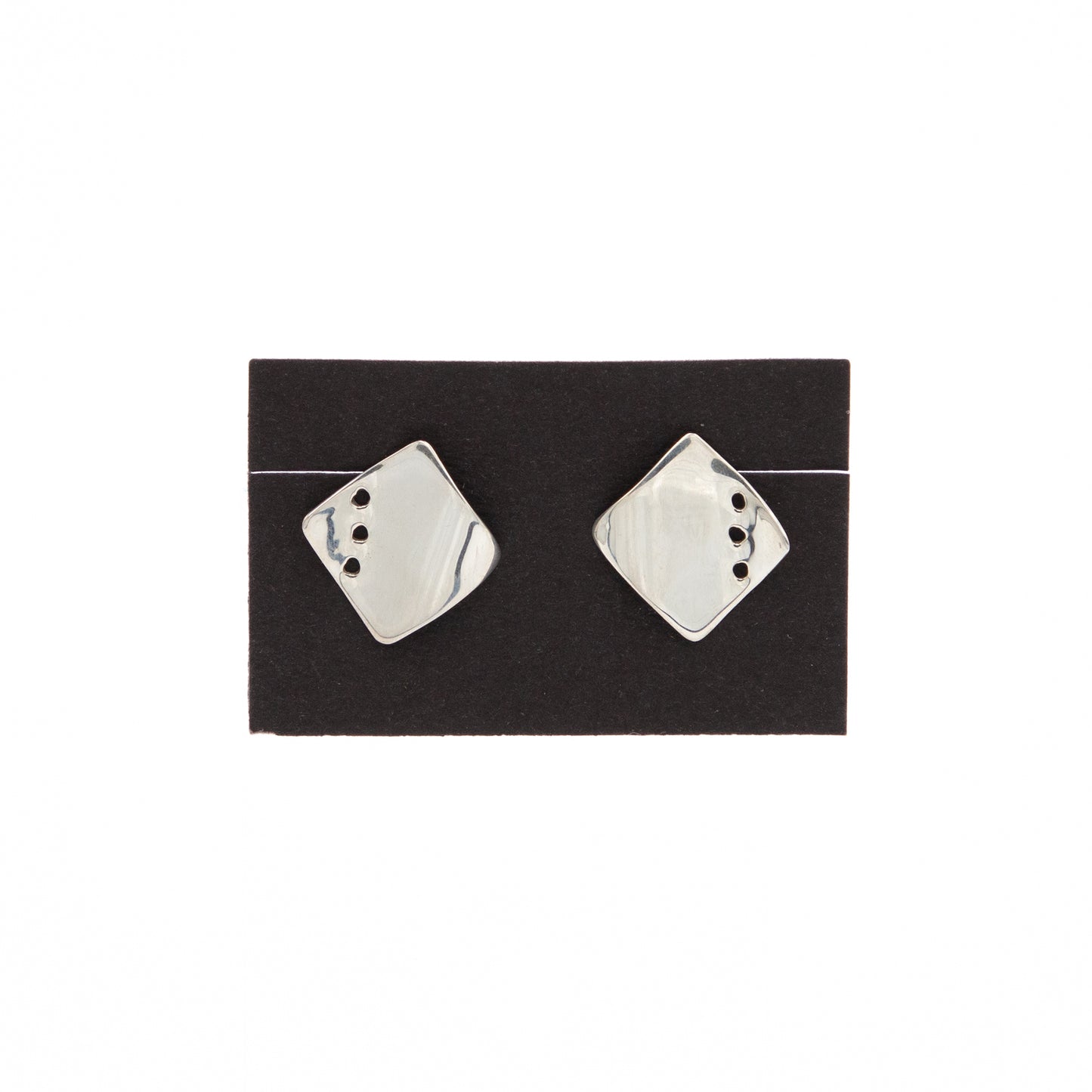 Sterling Square Earrings
