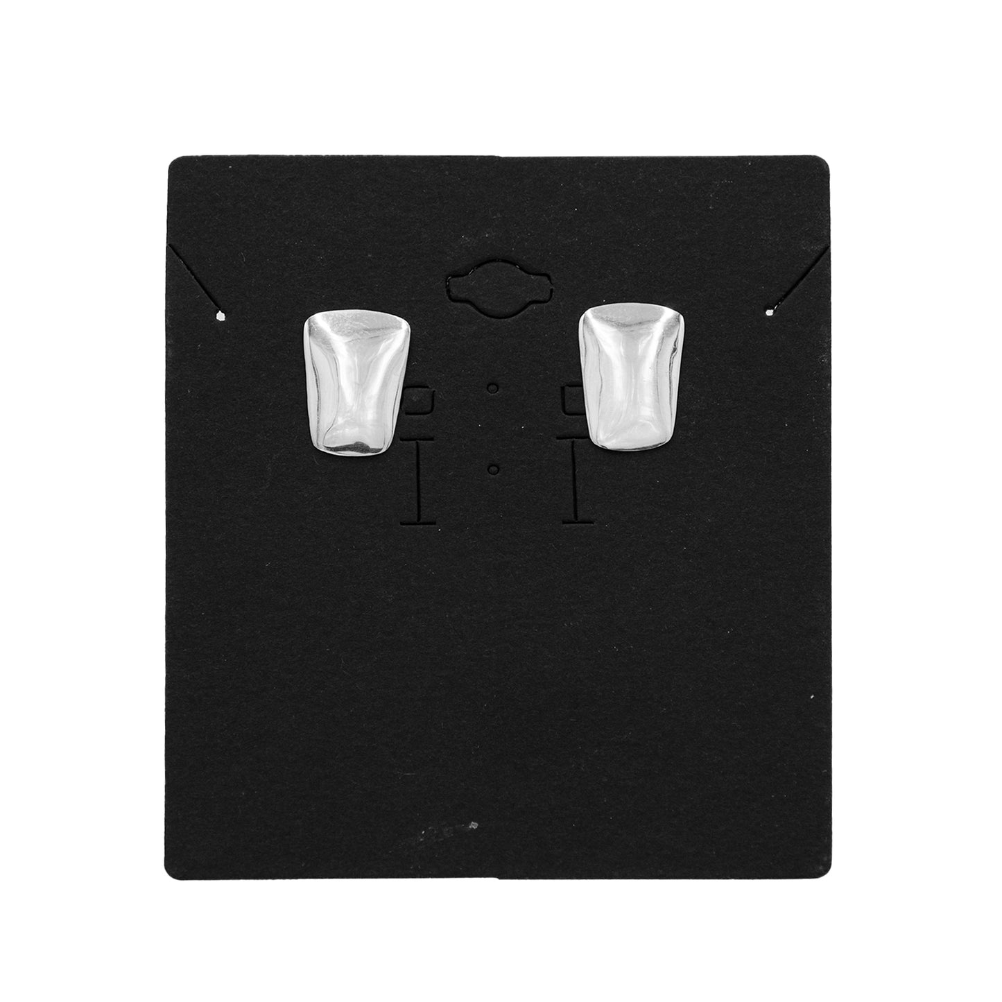 Trapezoid Gold Post Earring